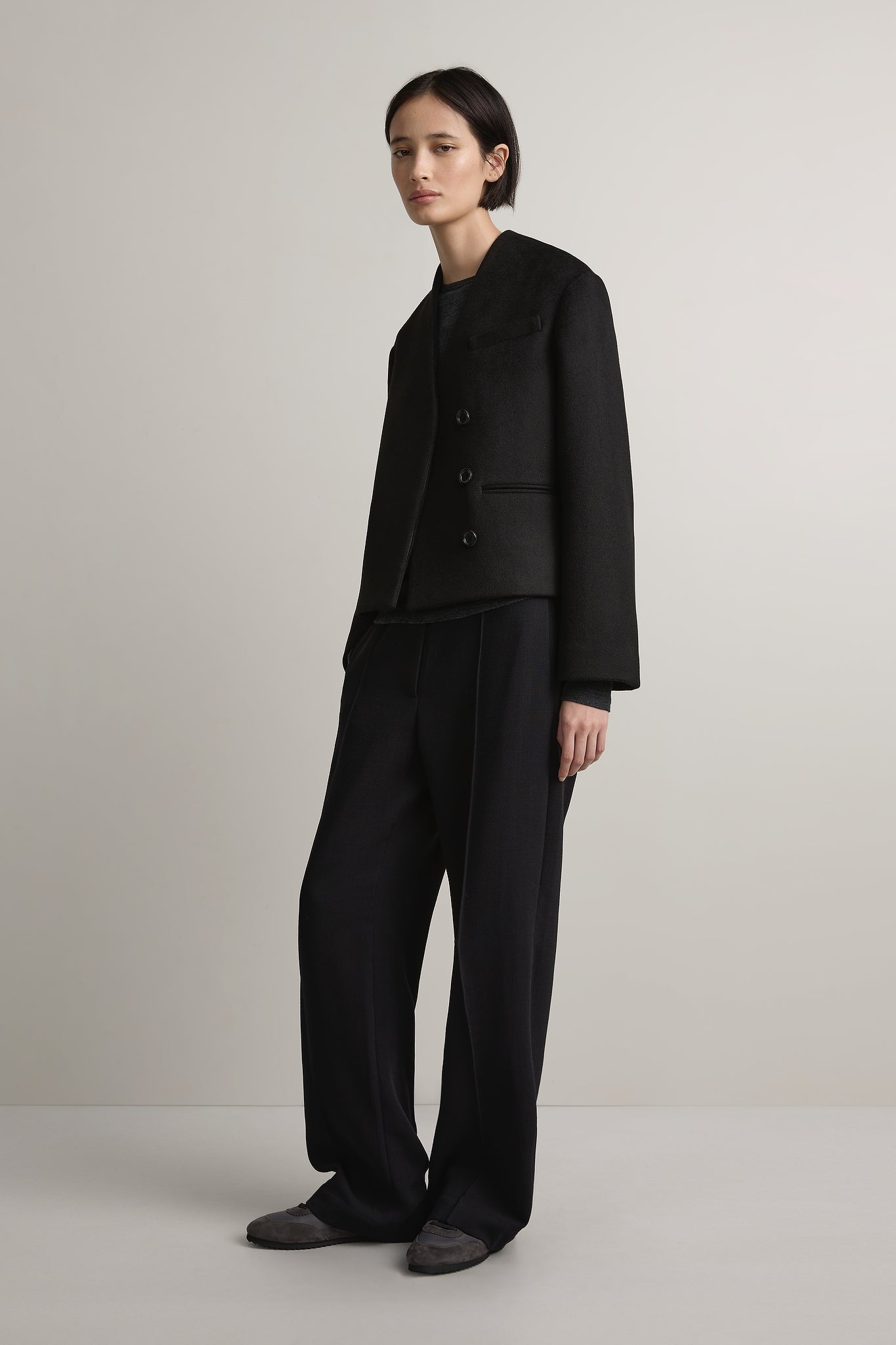 A Emery Drew Jacket-Black