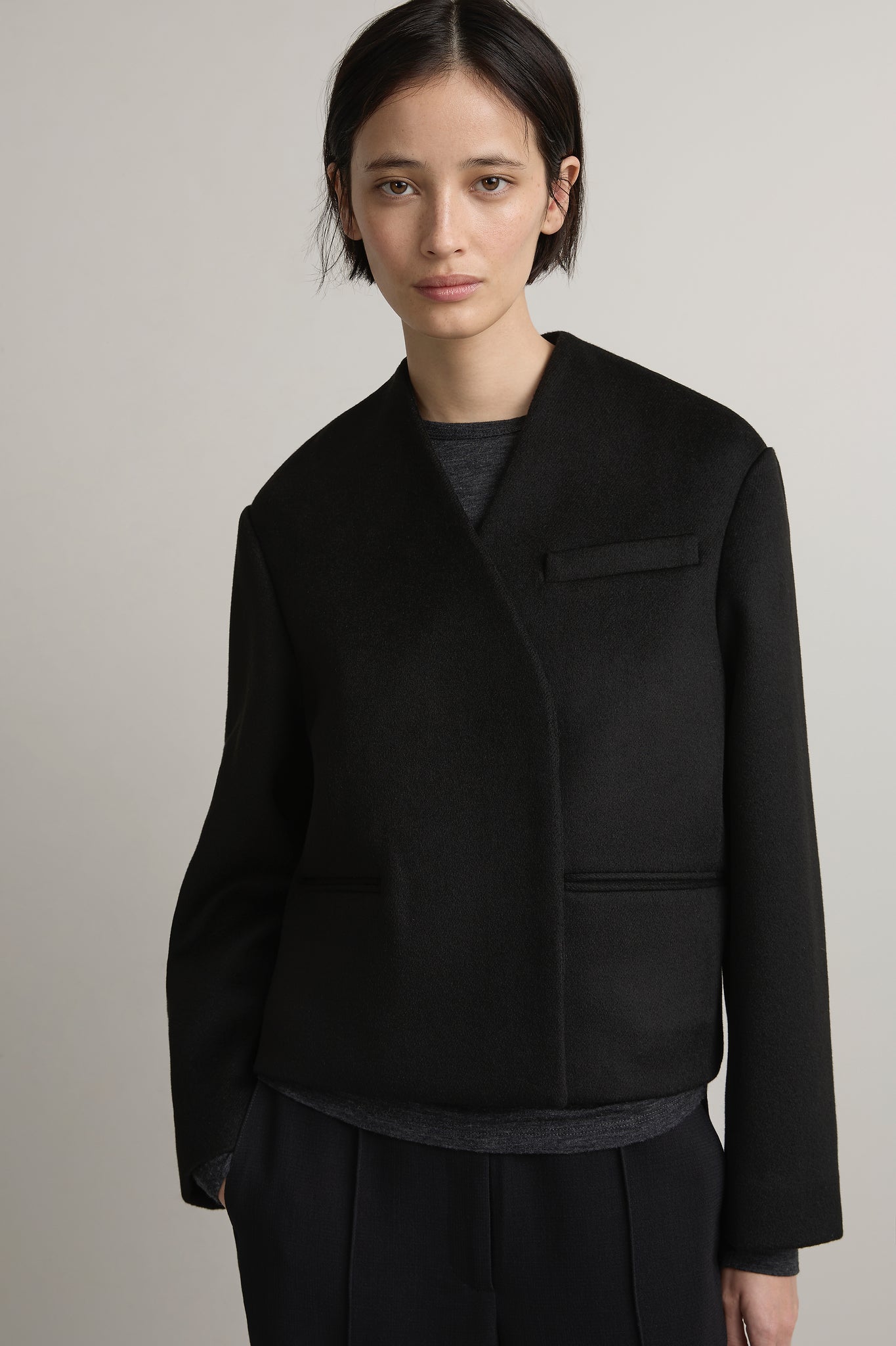 A Emery Drew Jacket-Black