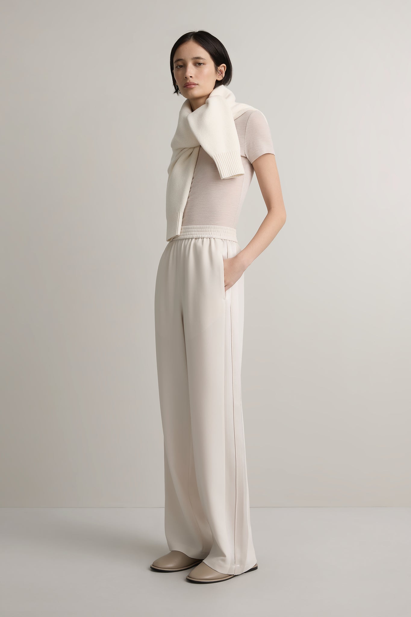 A Emery Angus Pant-Oyster