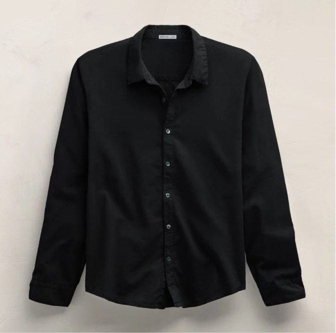 James Perse Standard Shirt-Black