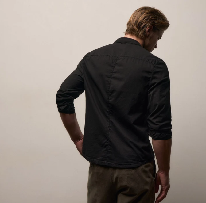 James Perse Standard Shirt-Black