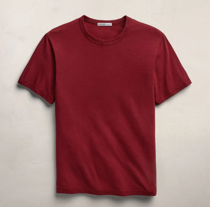 James Perse Short Sleeve Crew Neck, Heat
