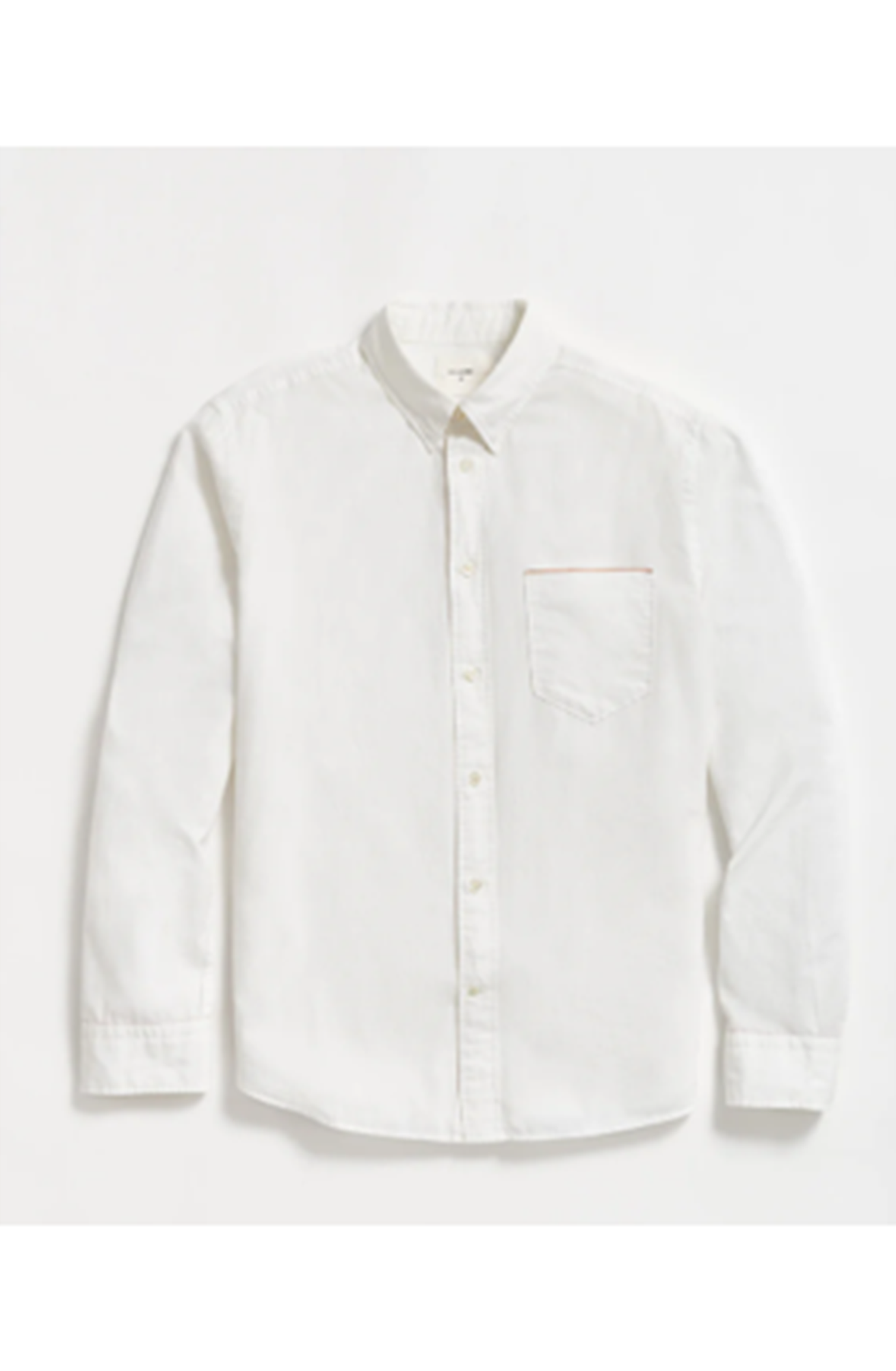 Billy Reid MSL 1 Pocket Shirt Whit