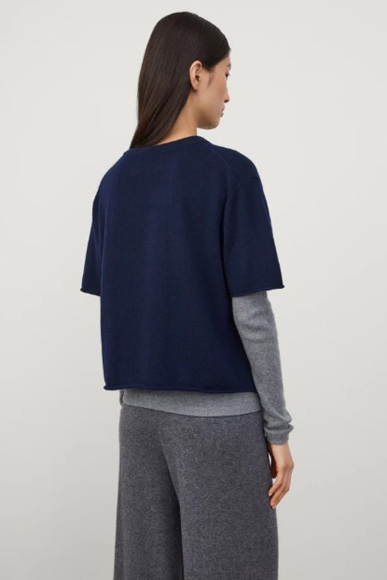 Lisa Yang Cila Navy Blue Sweater