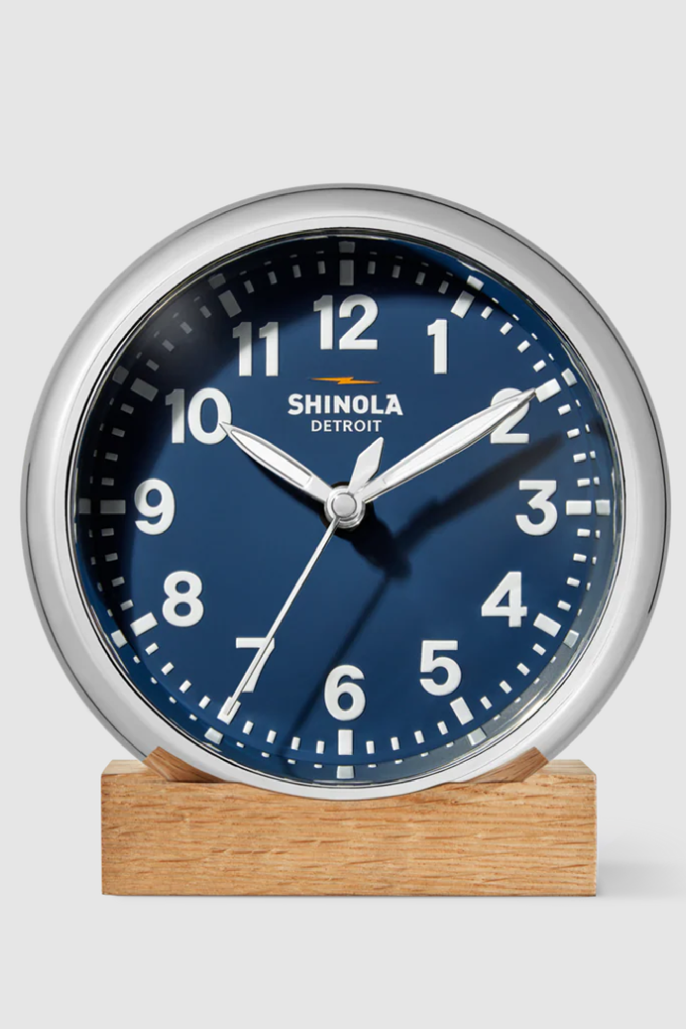 Shinola Runwell Desk Clock 6"