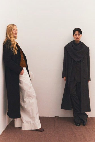 model wearing The Garment Avelino pants