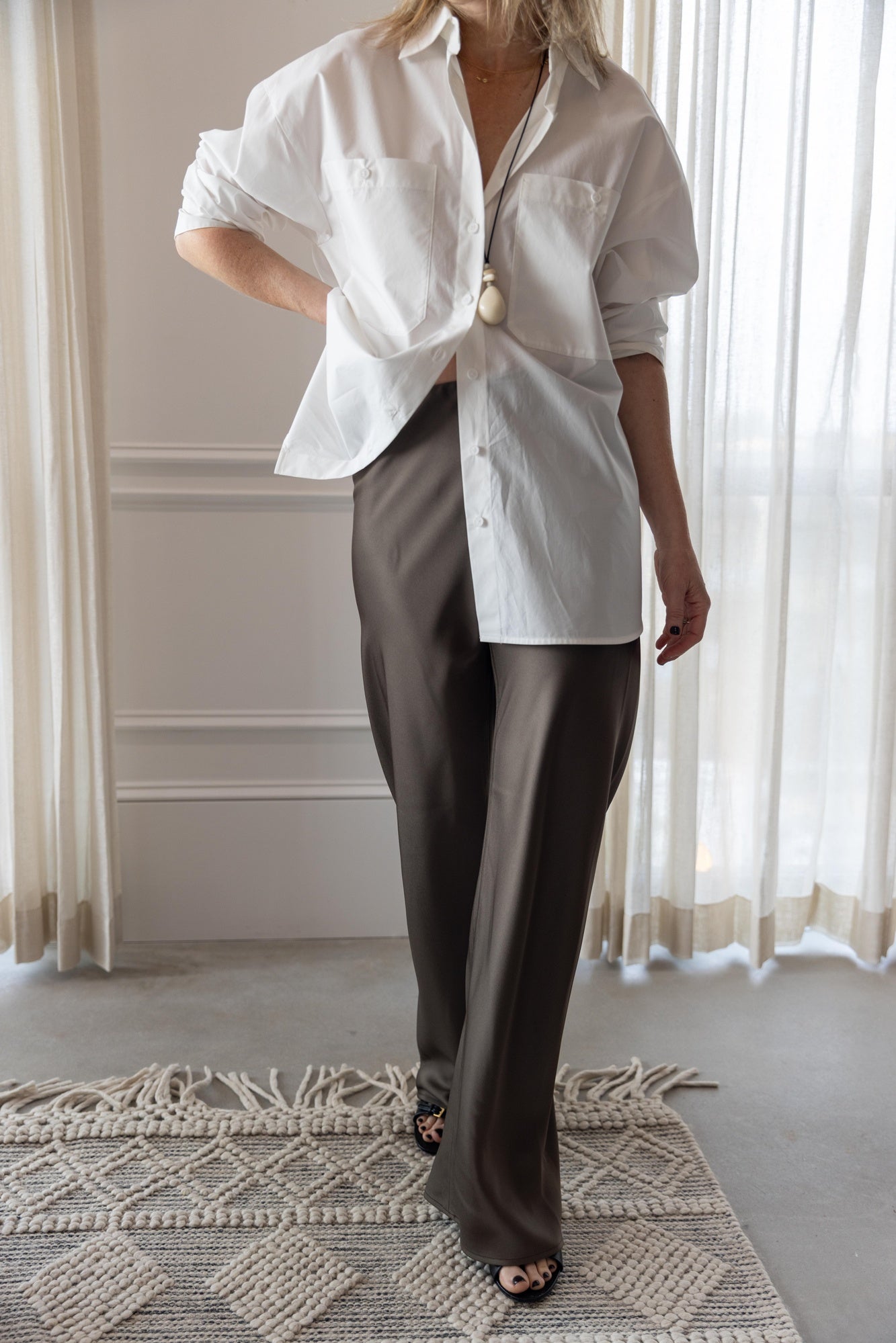 A. Emery The Myrna Deep Olive Pant