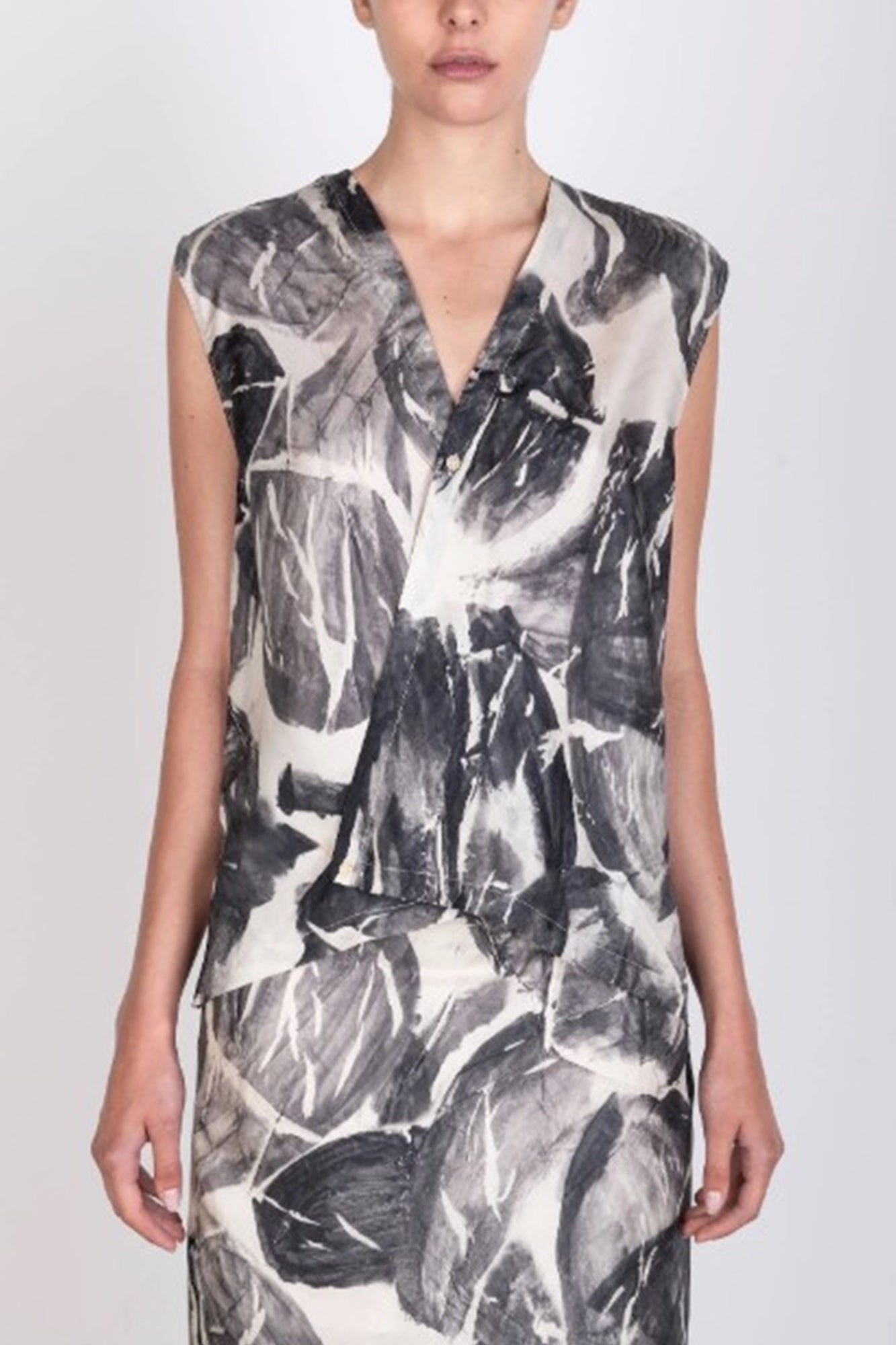 Alysi Silk Crossover Top