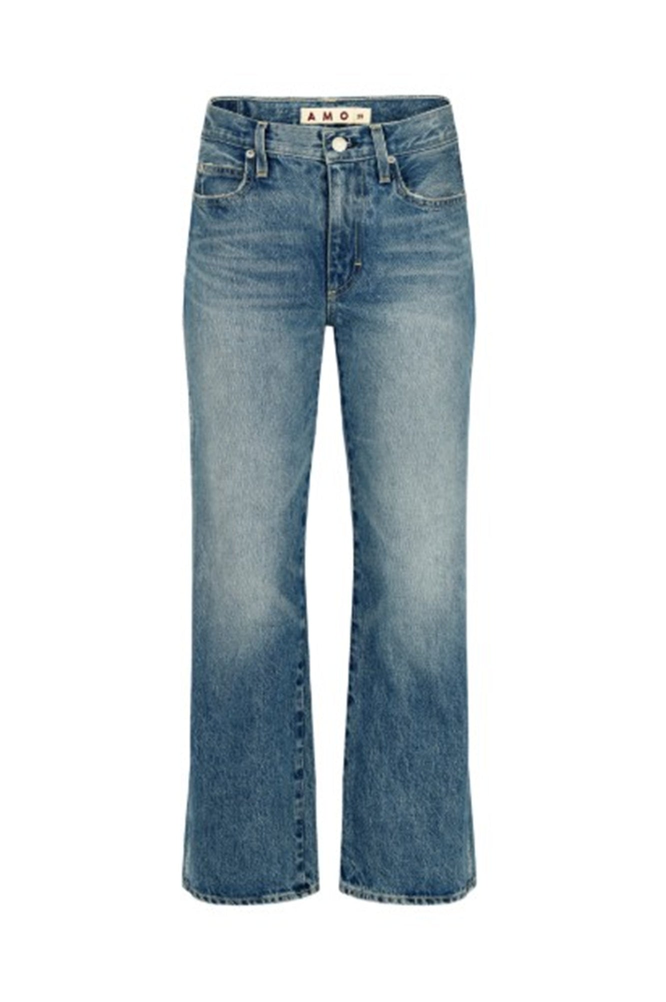 Amo Denim Robbie Mid Rise Relaxed Jean