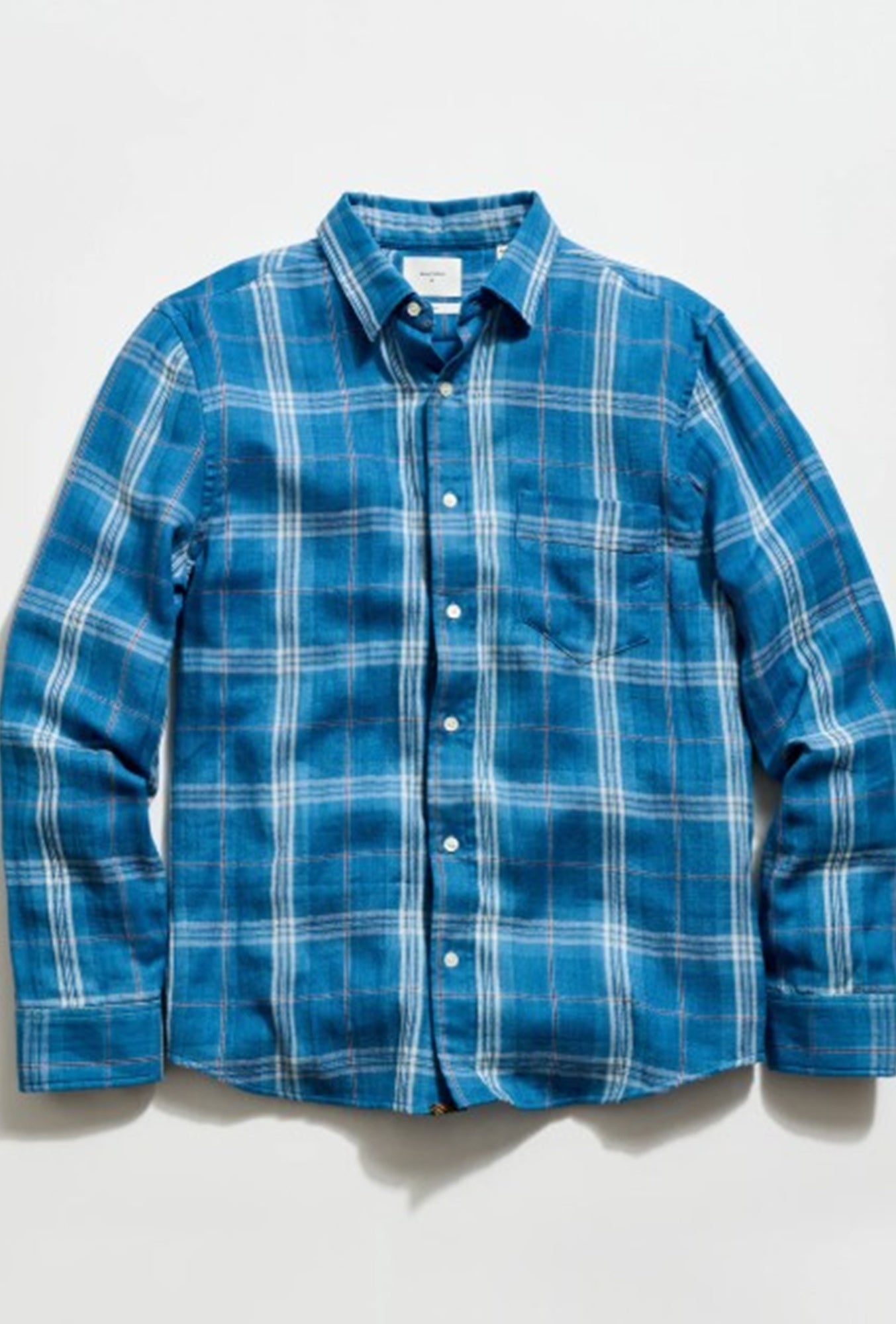 Billy Reid Double Face Plaid Cypress Shirt