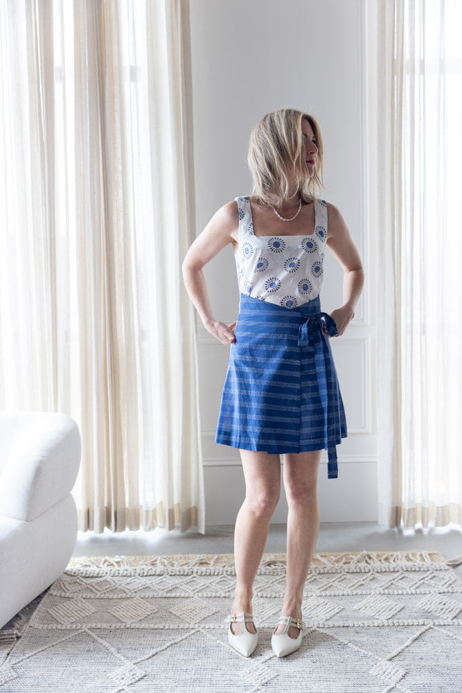 image of a woman wearing the Ciao Lucia Kimo Dress