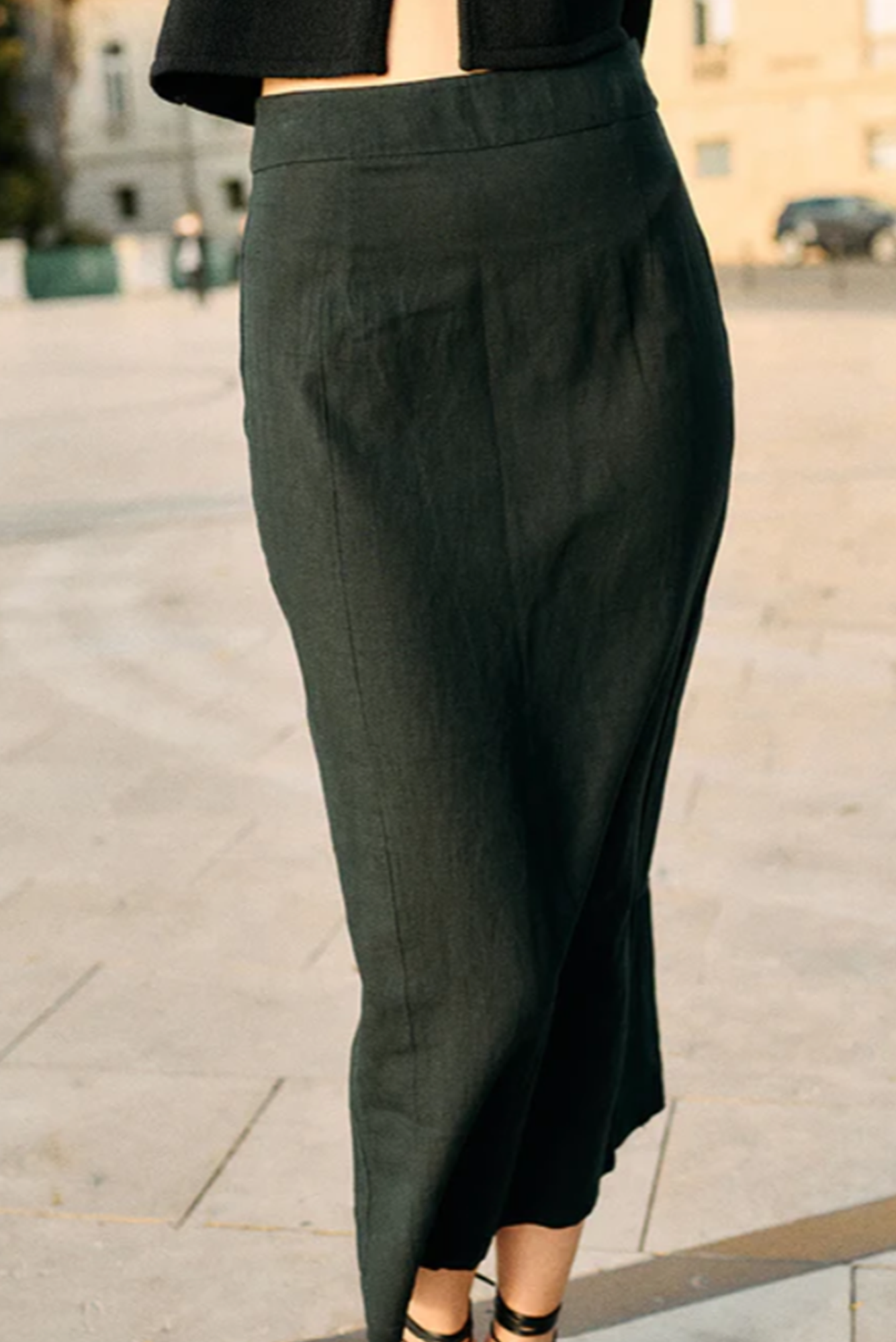 Ciao Lucia Borgia Skirt Linen Midi