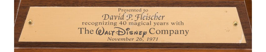 Walt Disney Donald Duck 40 Year Service Award 1971 Very Rare