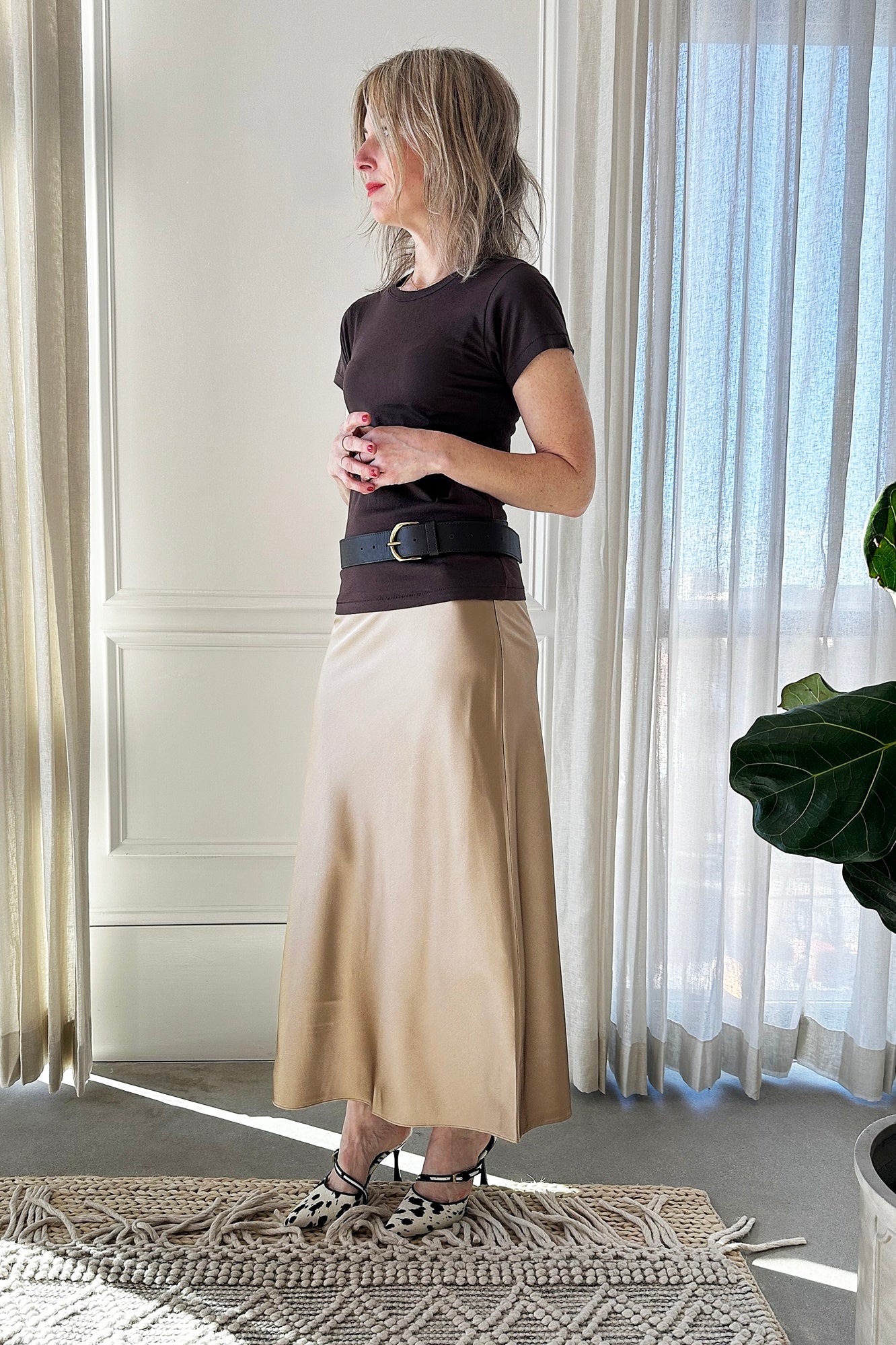 Eterne Fitted Crewneck Short Sleeve T-Shirt