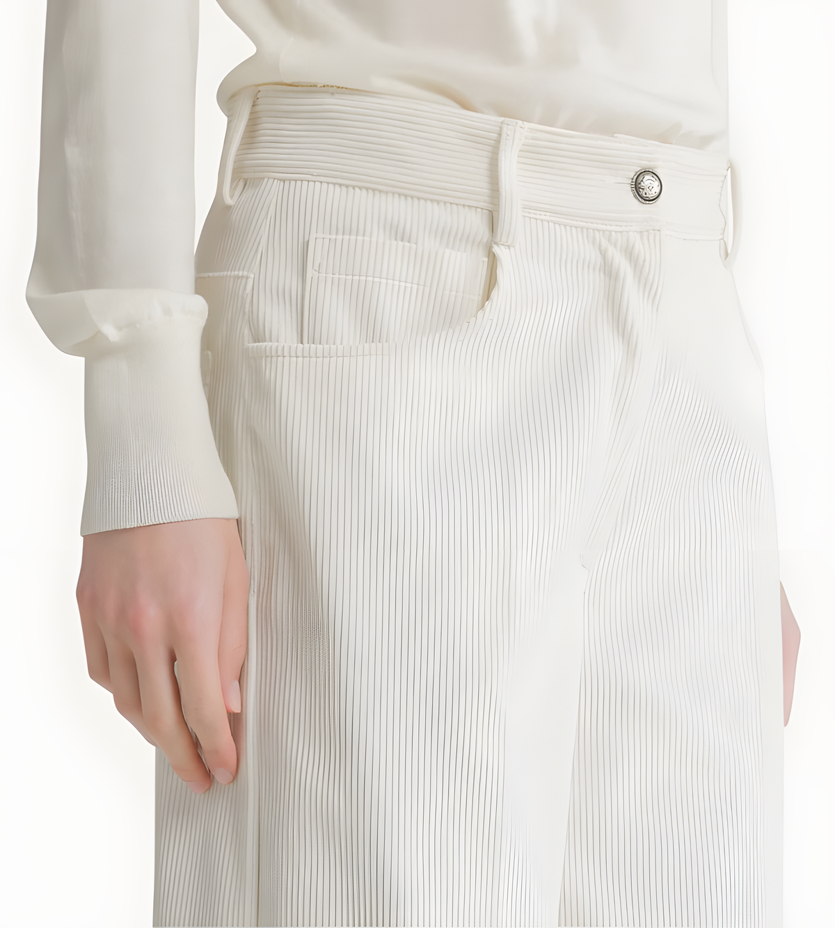 Forte Forte Ribbed Velvet 5 Pocket Pants