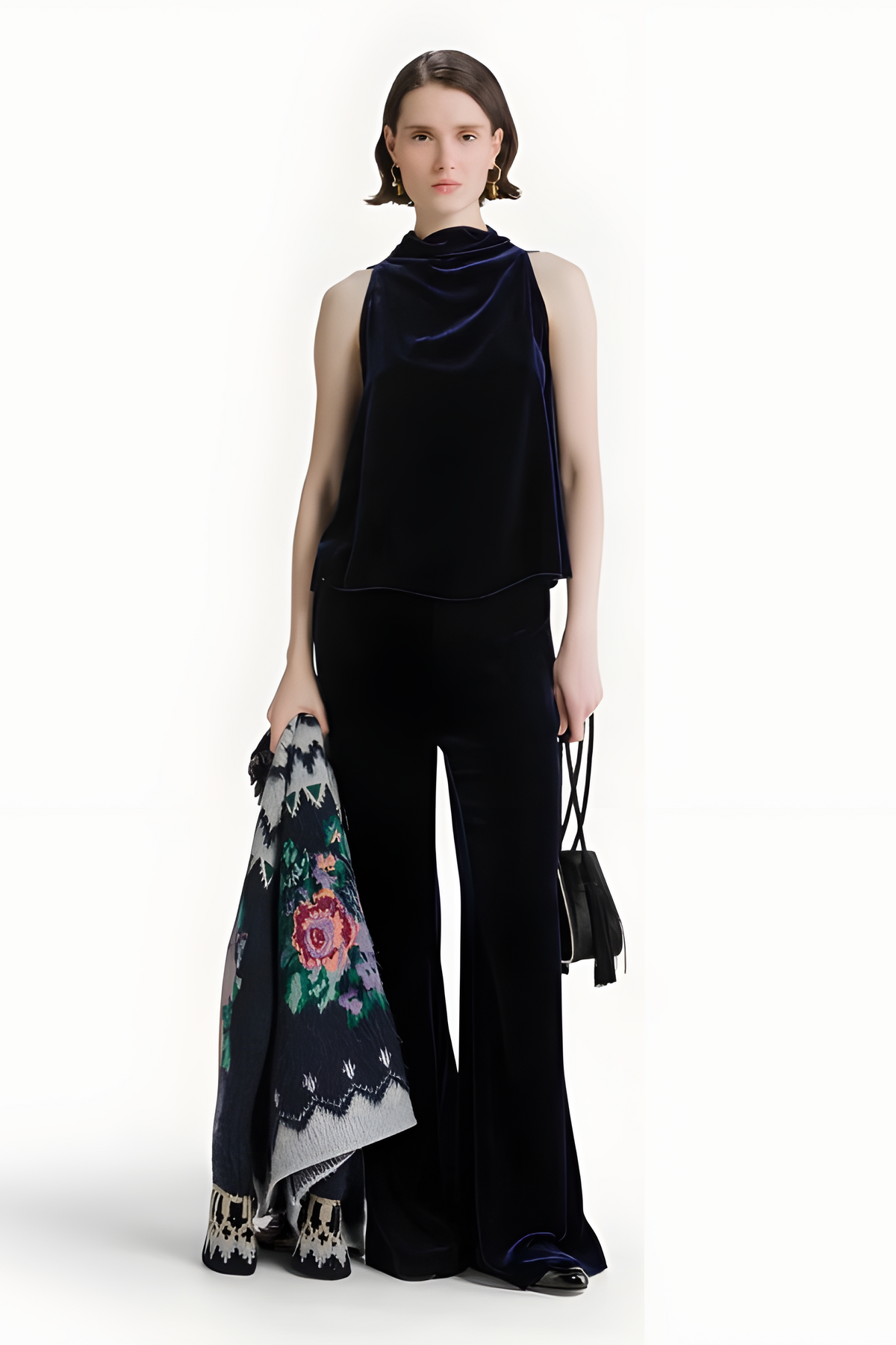 Forte Forte Viscose/Silk Velvet Top