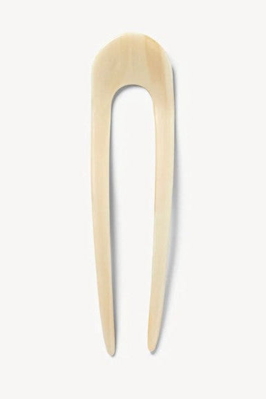 Machete French Hair Pin-Alabaster