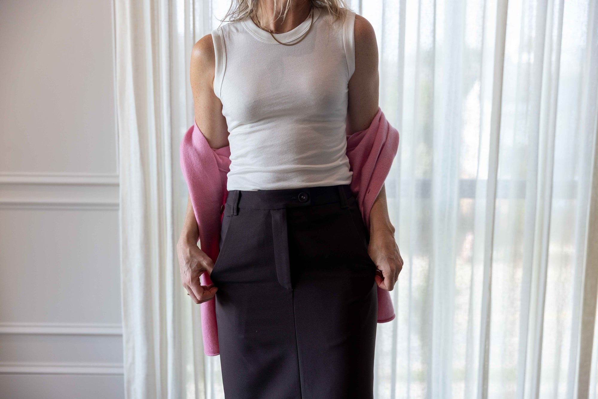 A Emery Adrien Skirt-Bistre