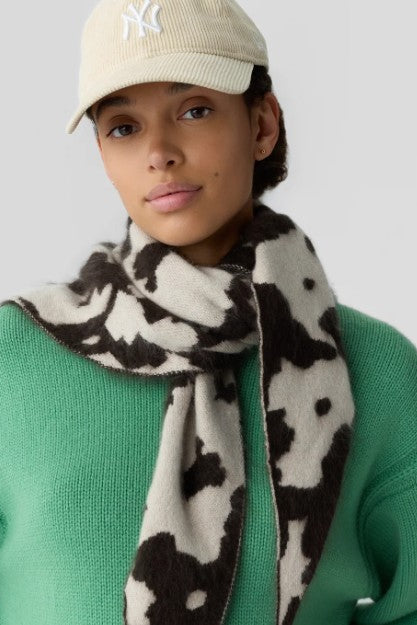 Guest in Residence Grizzly Cowhide Wild Rag Scarf