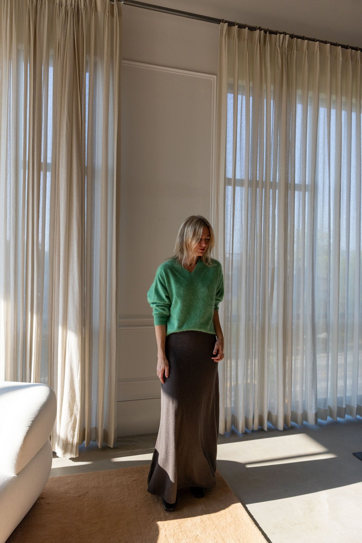 Guest in Residence Grizzly Double V Sweater