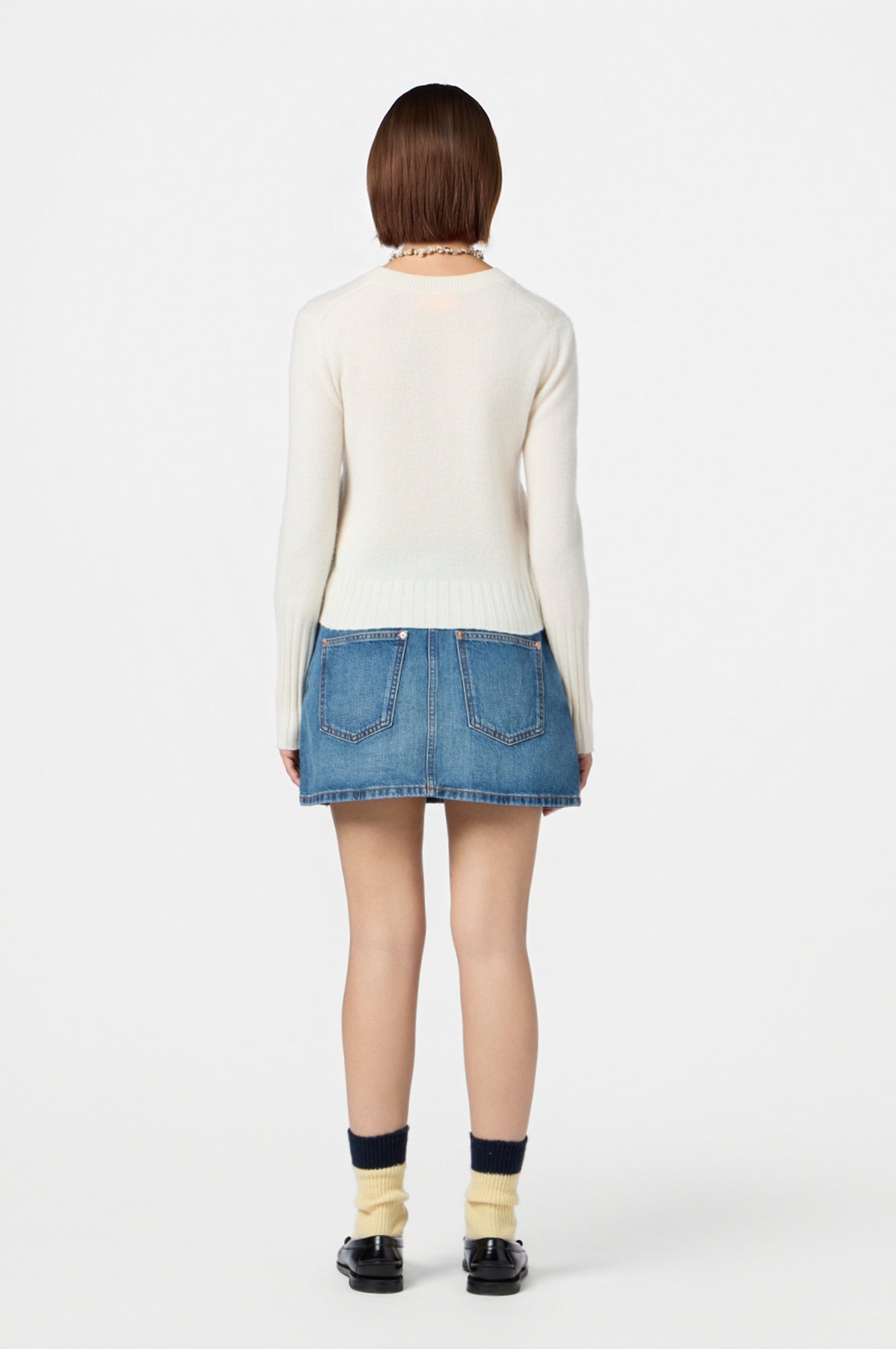 Guest in Residence Shrunken Cashmere Crew