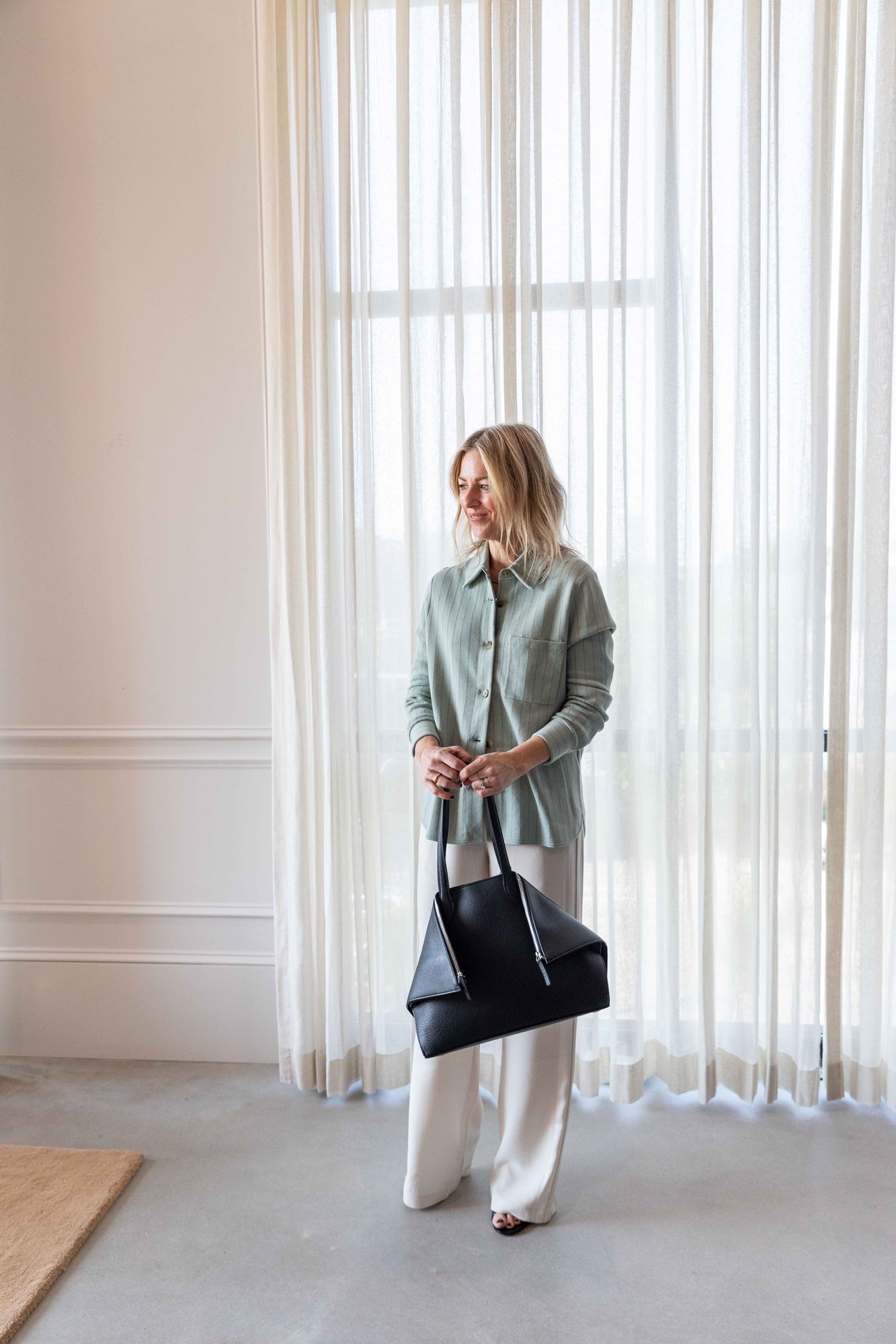 A Emery Angus Pant-Oyster