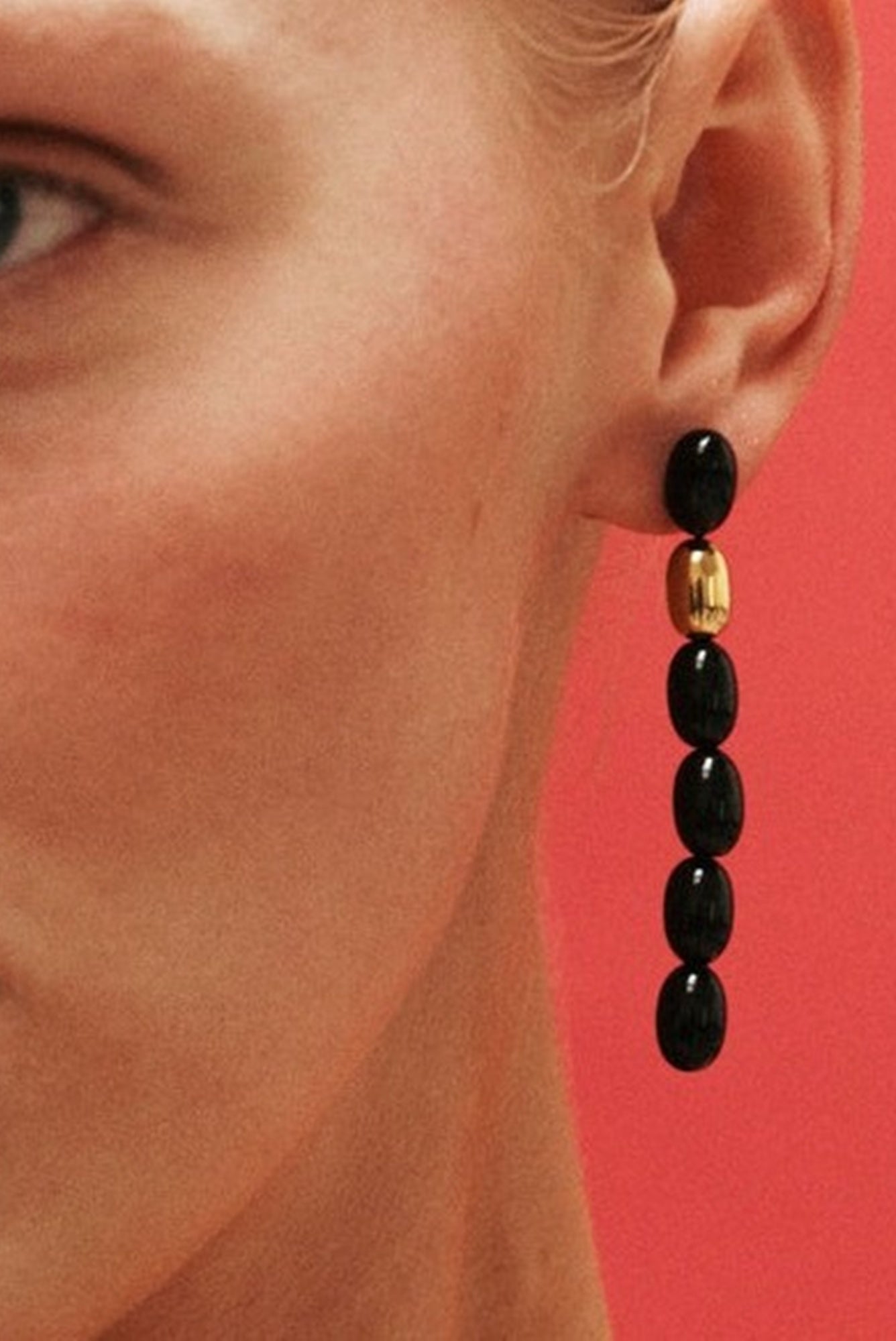 image of a model wearing the Heaven Mayhem Edith Earrings