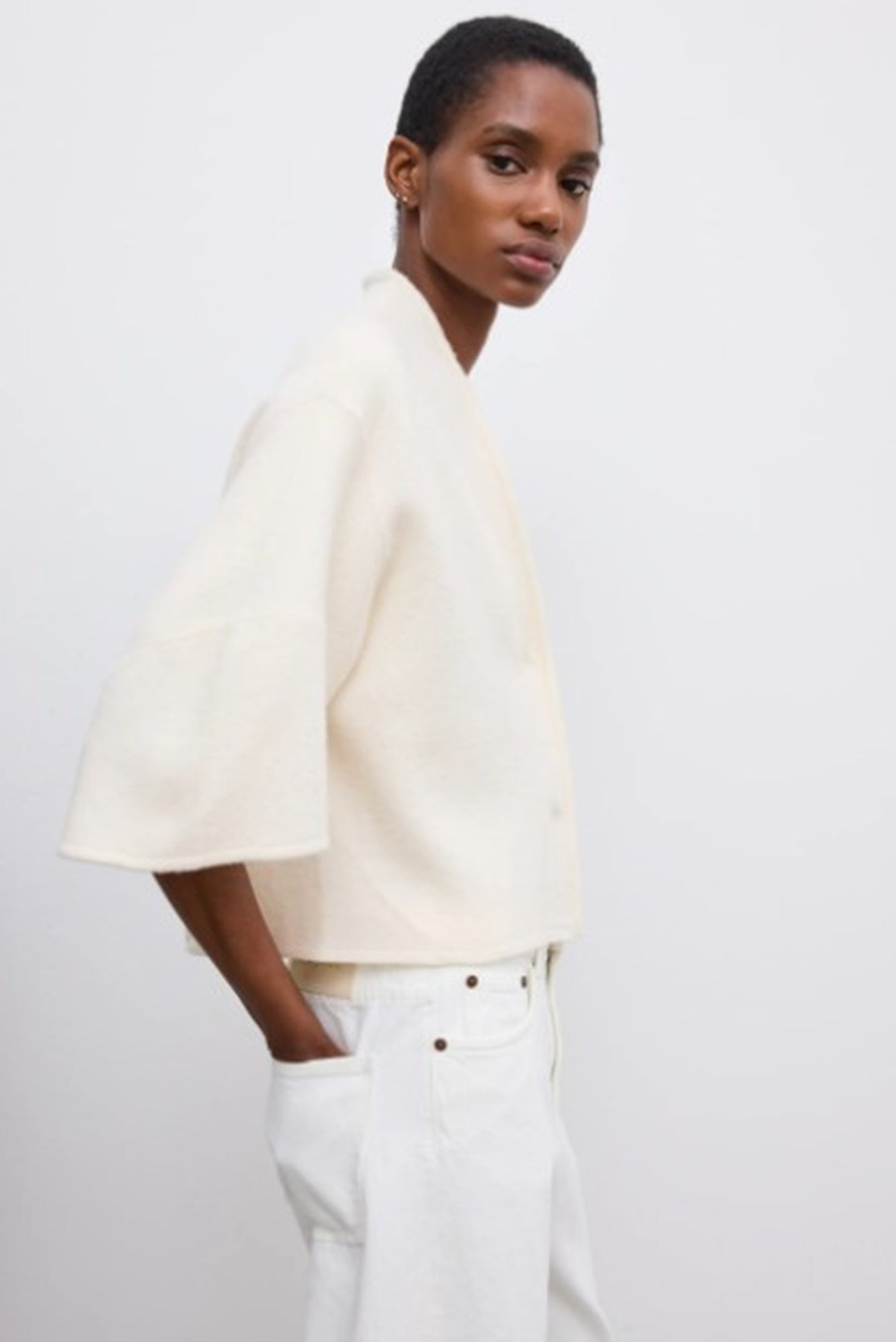 House of Dagmar Short Wool Cardigan