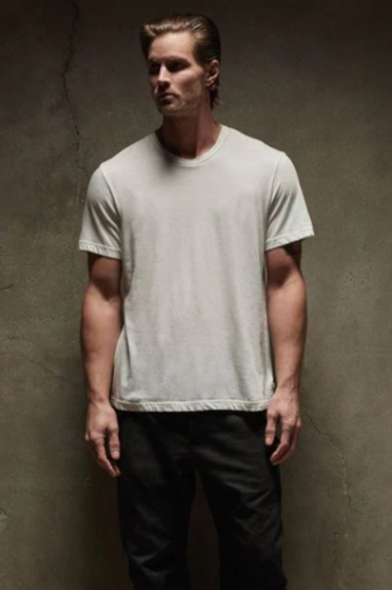 James Perse Short Sleeve Crew Neck White