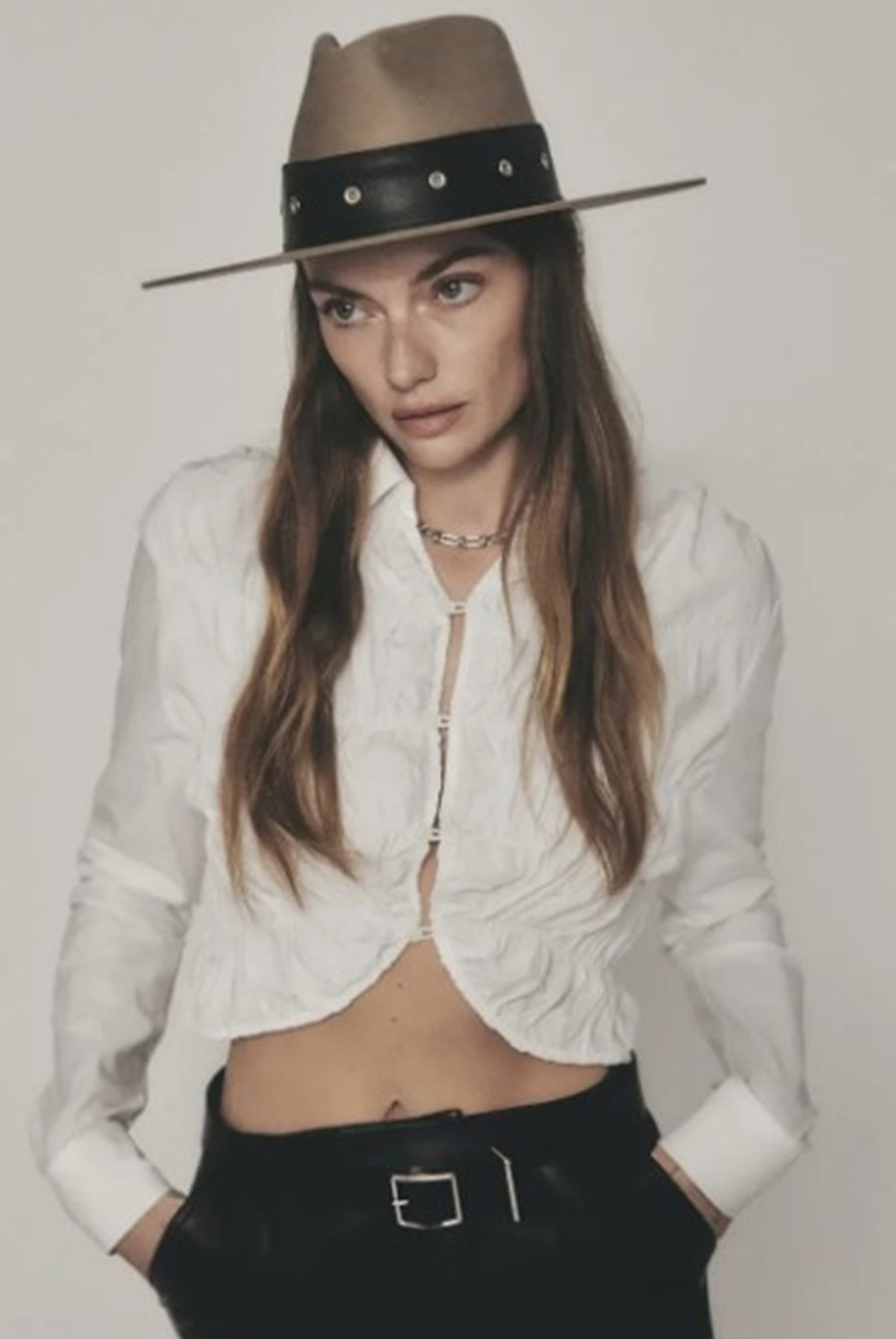 Janessa Leone Bennett Wool Hat