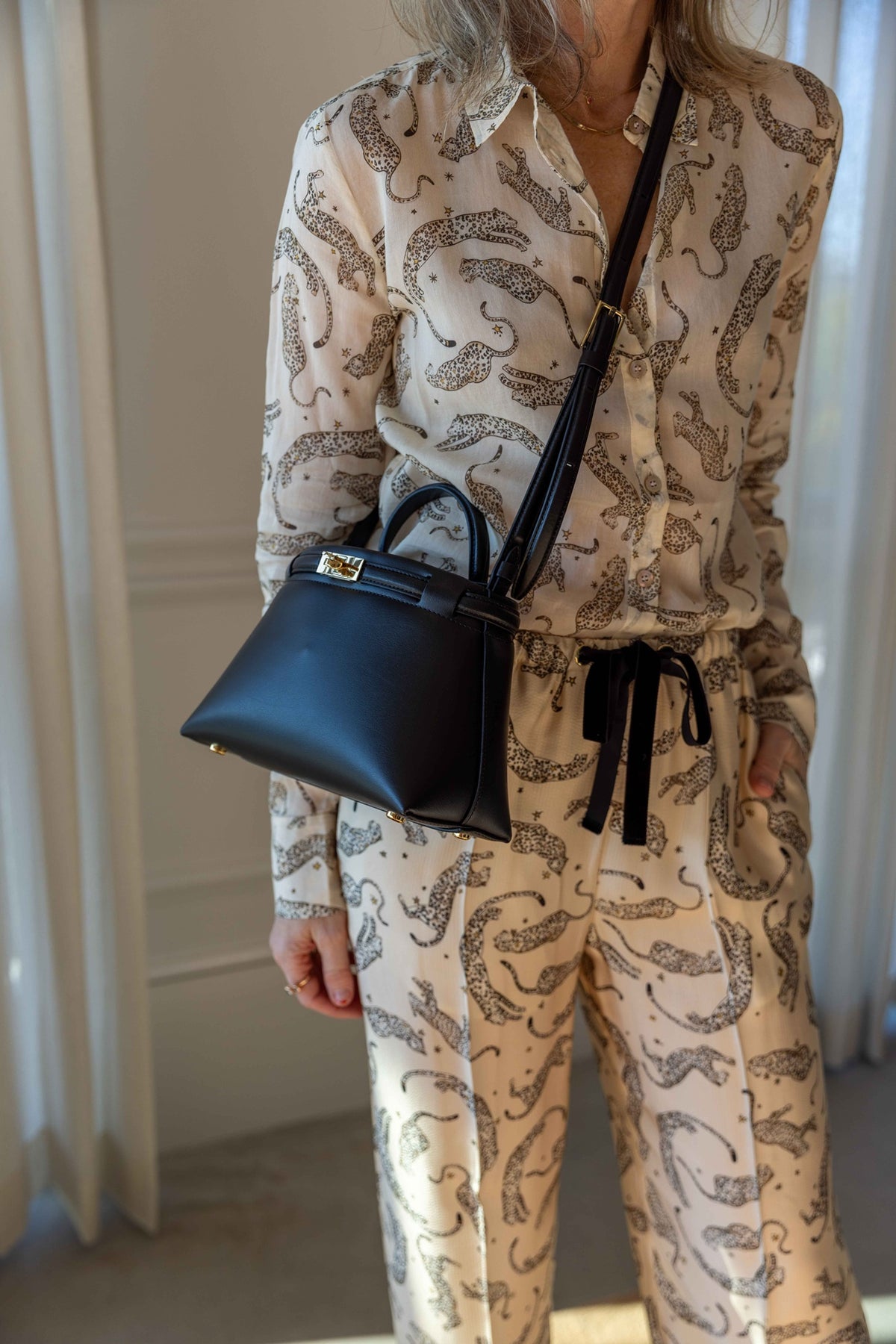 Janessa Leone Mini Leone Bag, Black