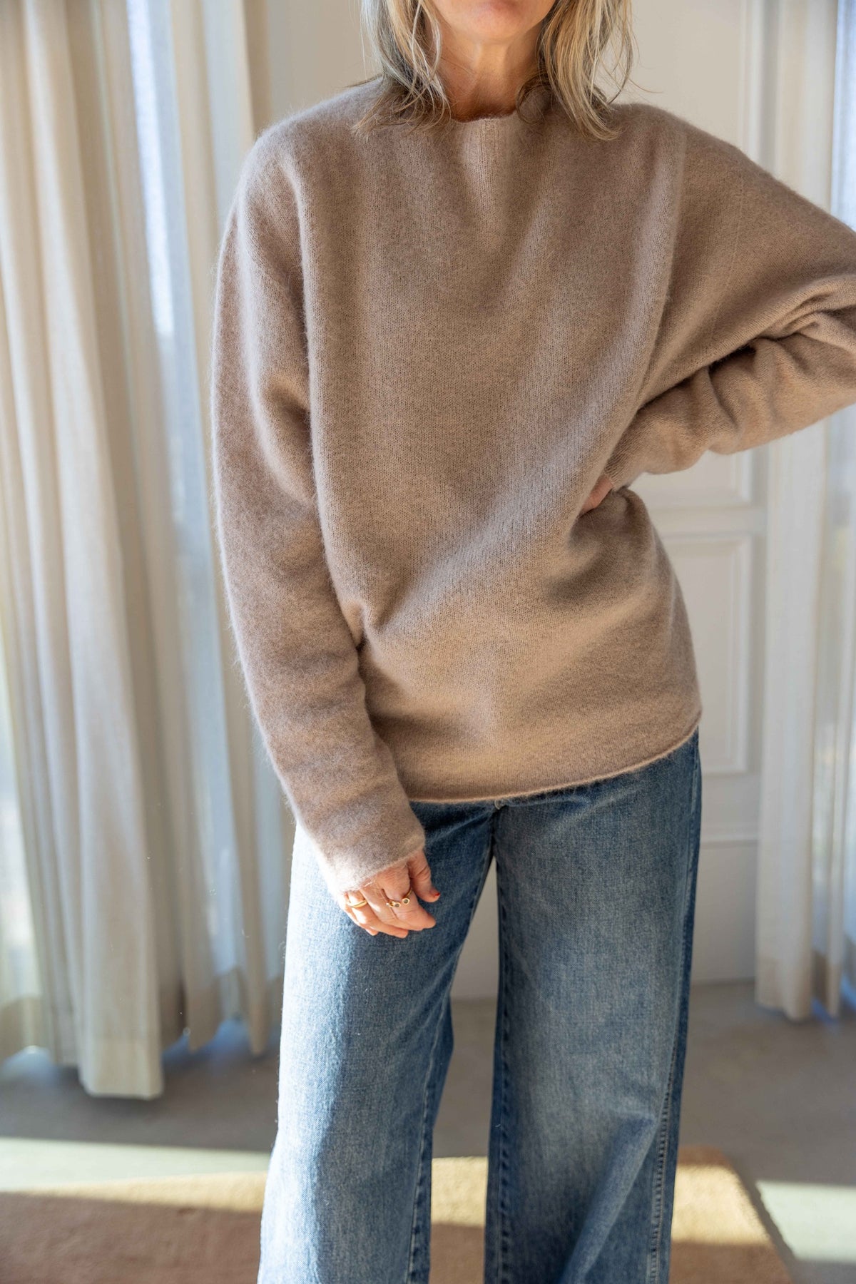 Janessa Leone Laure Sweater, Oatmeal