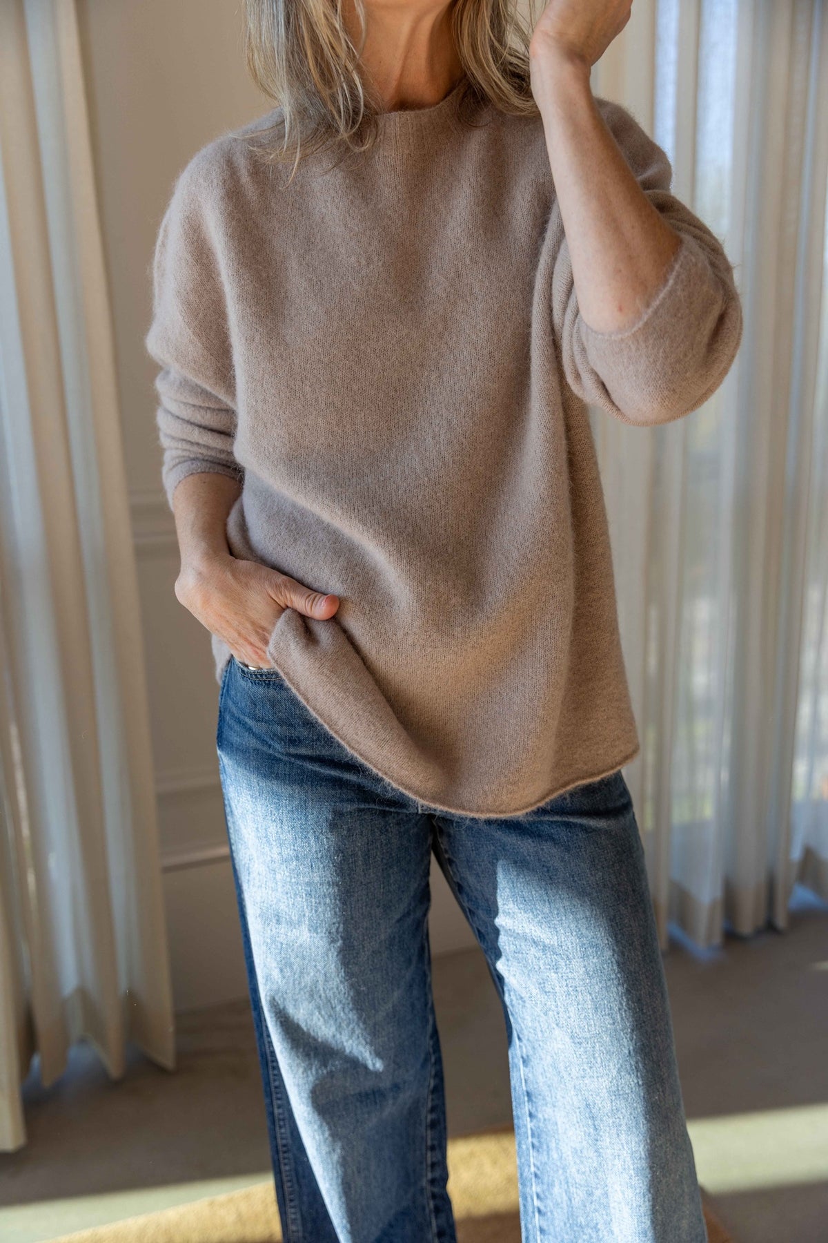 Janessa Leone Laure Sweater, Oatmeal
