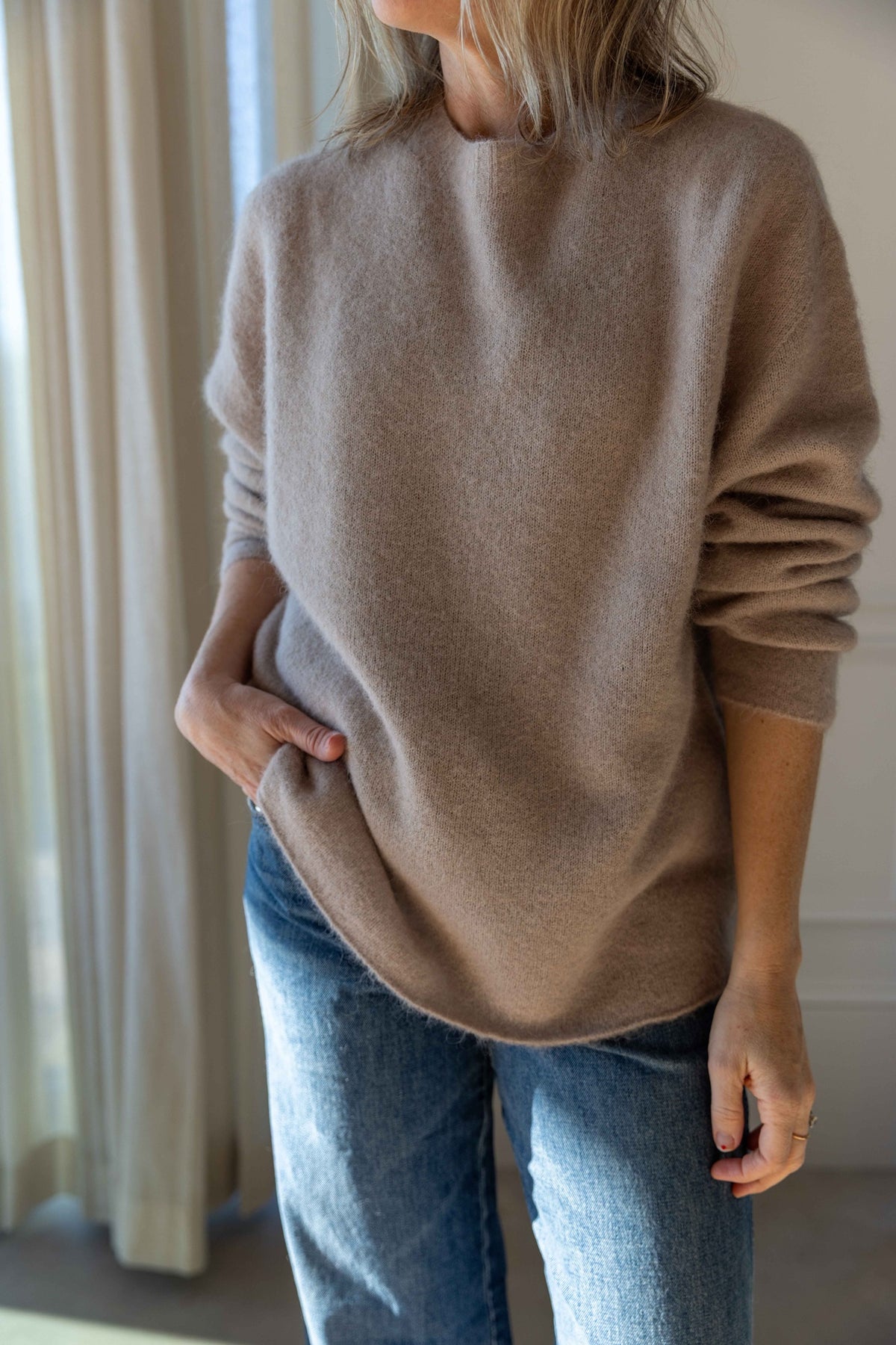 Janessa Leone Laure Sweater, Oatmeal