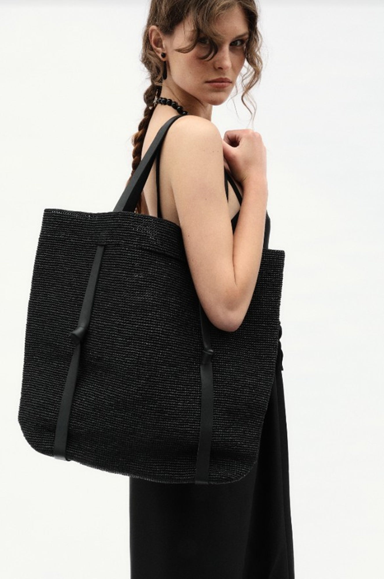 Janessa Leone Tanner Black Handbag