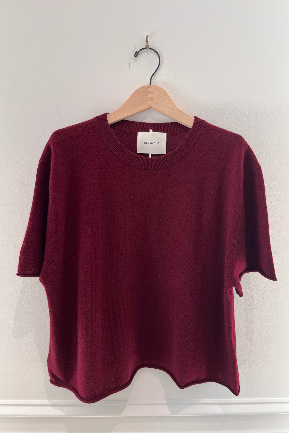 Lisa Yang Cila T-Shirt - Deep Plum
