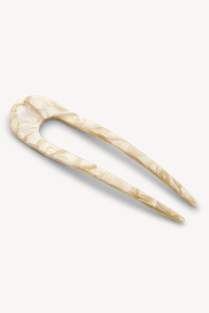 Machete French Hair Pin-Ivory