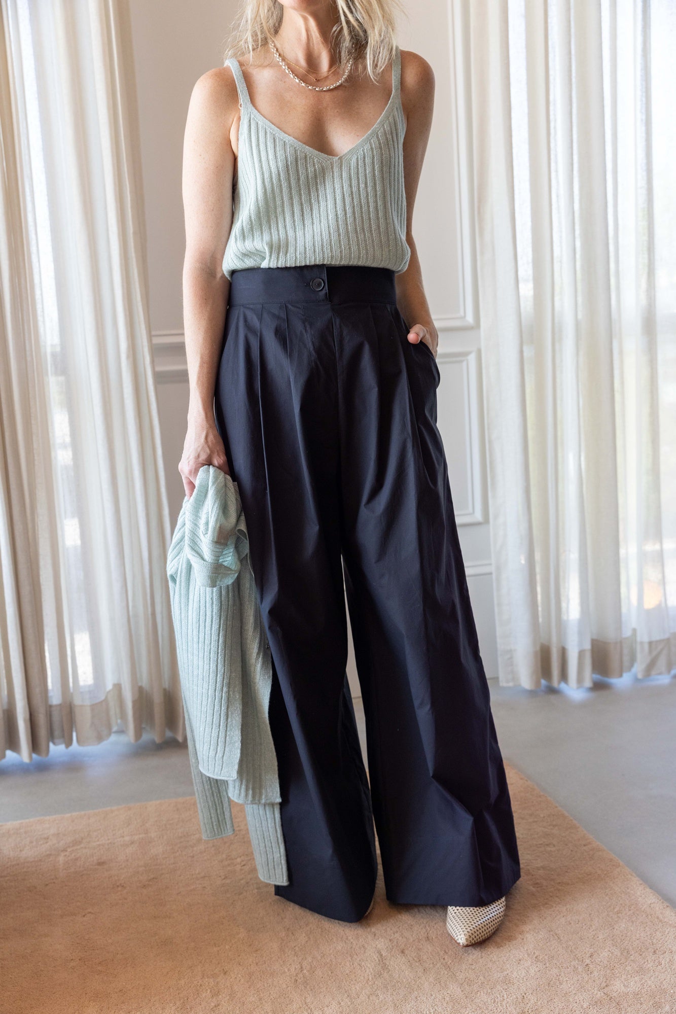 Guest in Residence Rib Stealth Cardigan