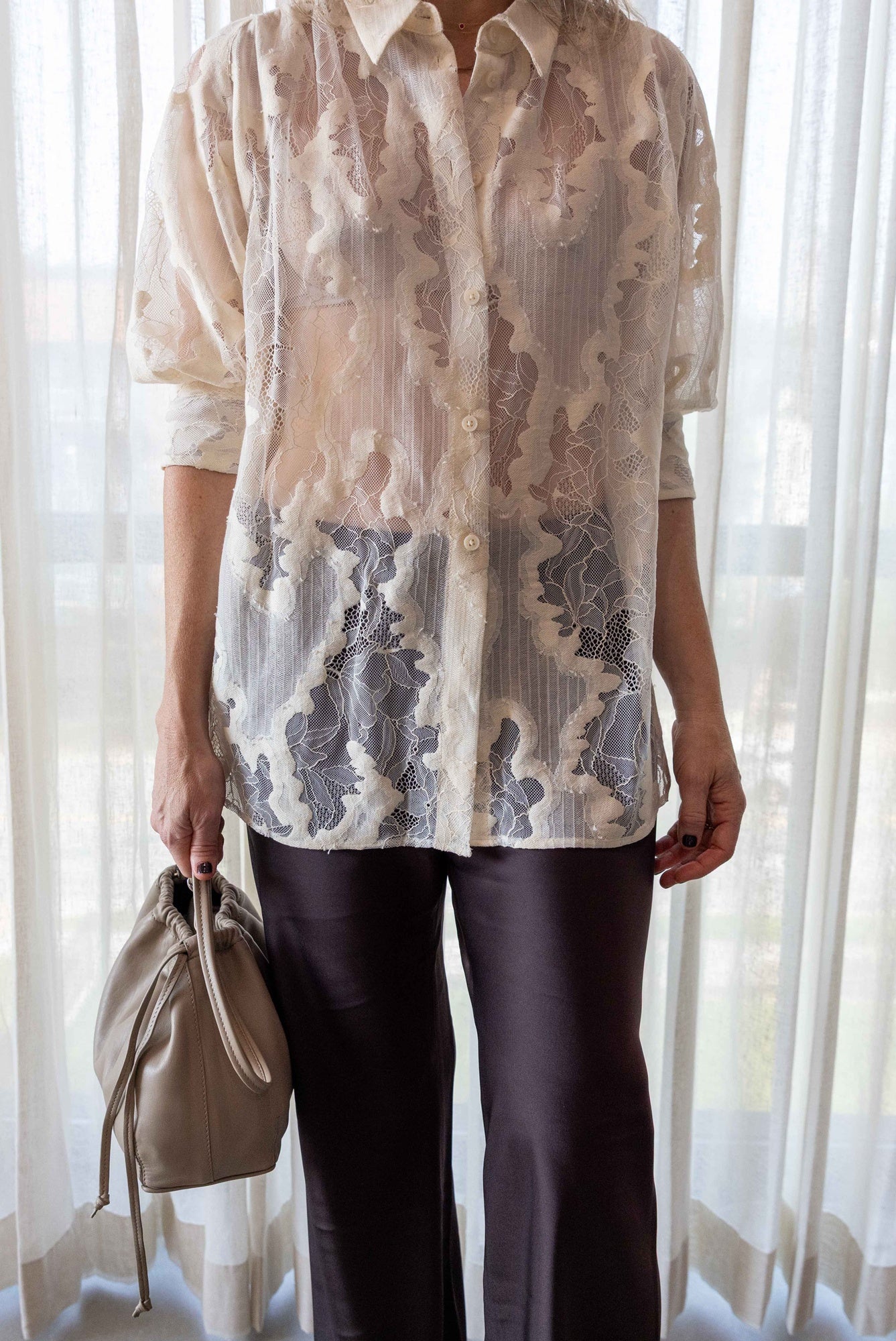 A Emery Tobey Bag-Greige
