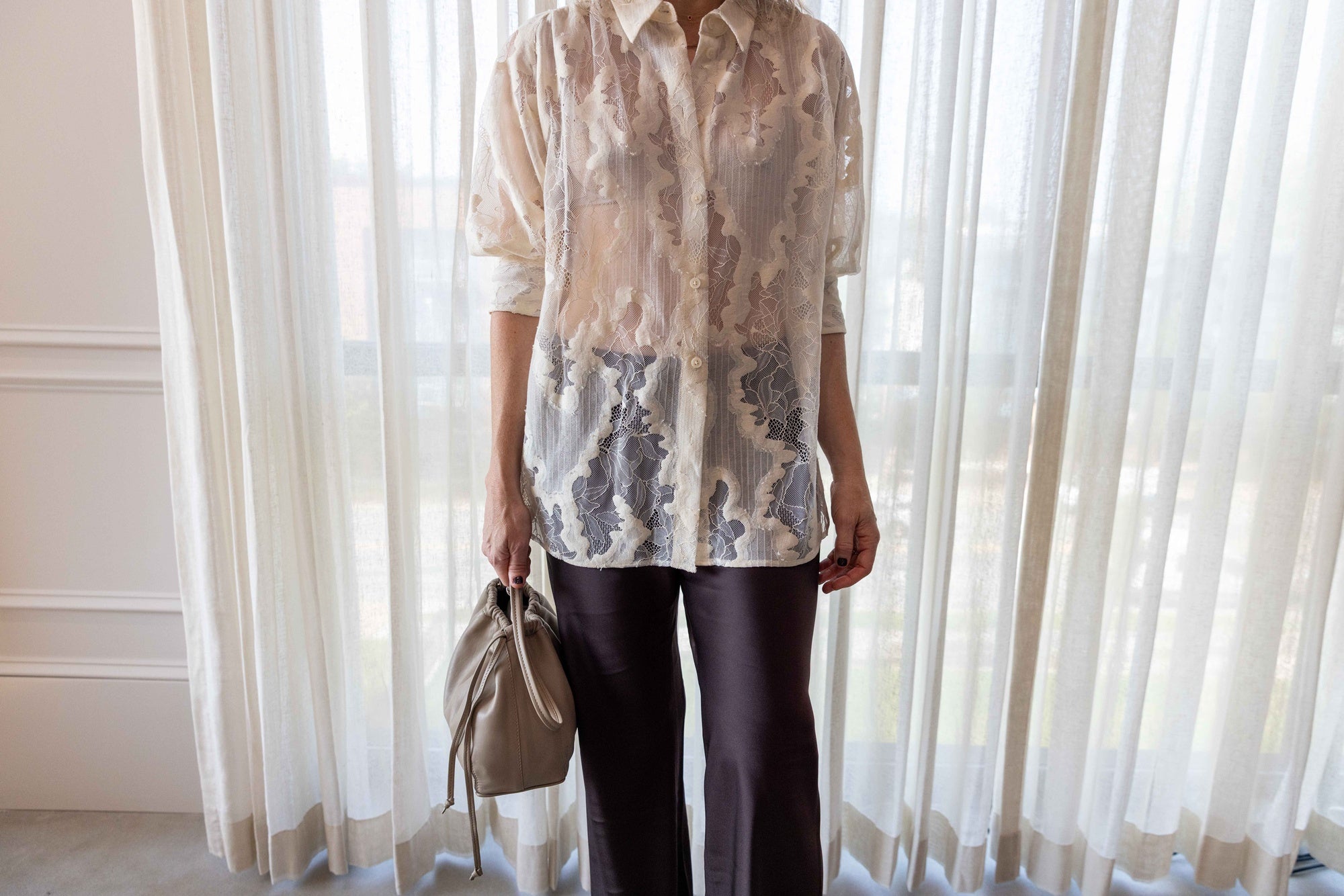 A Emery Tobey Bag-Greige