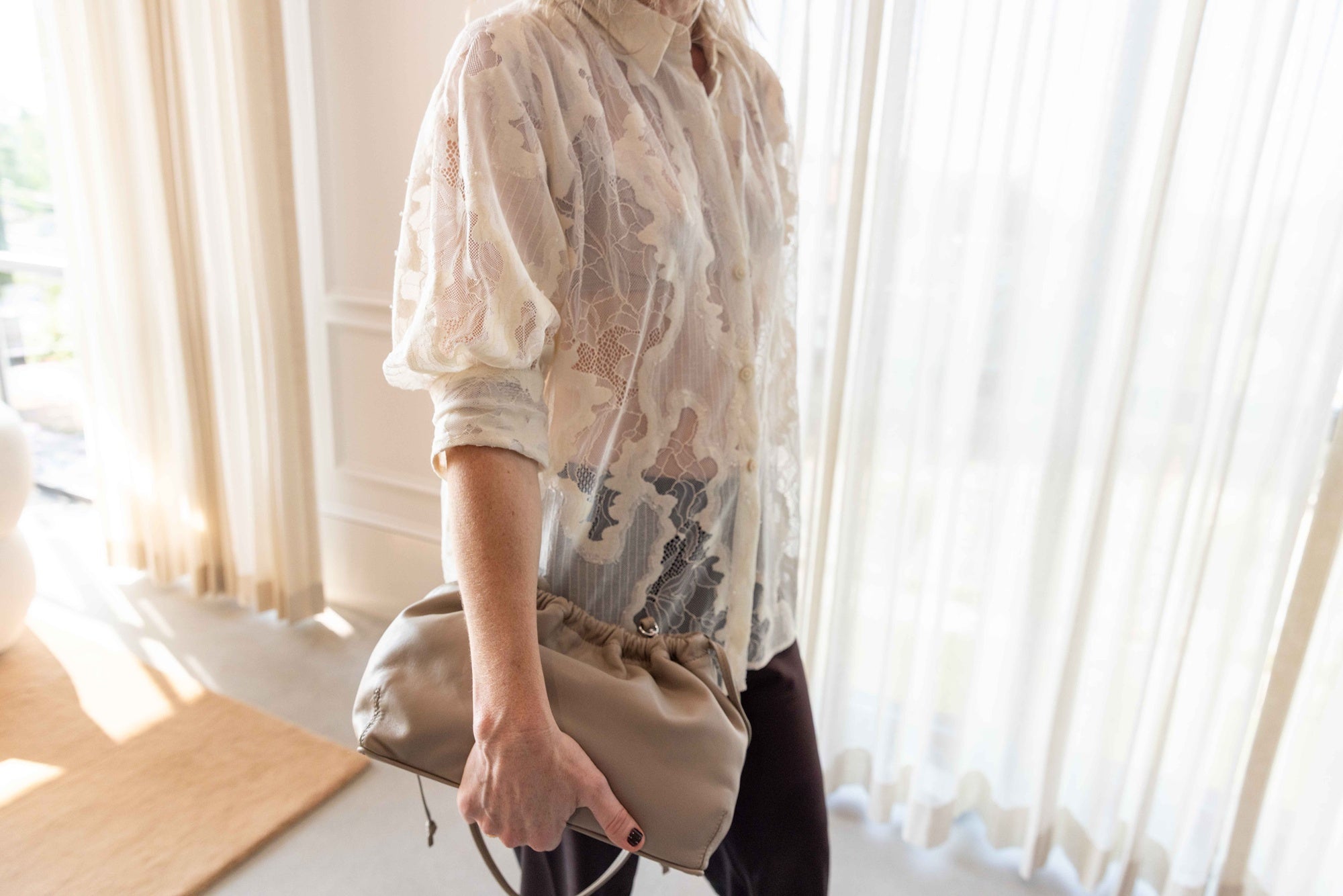 A Emery Tobey Bag-Greige