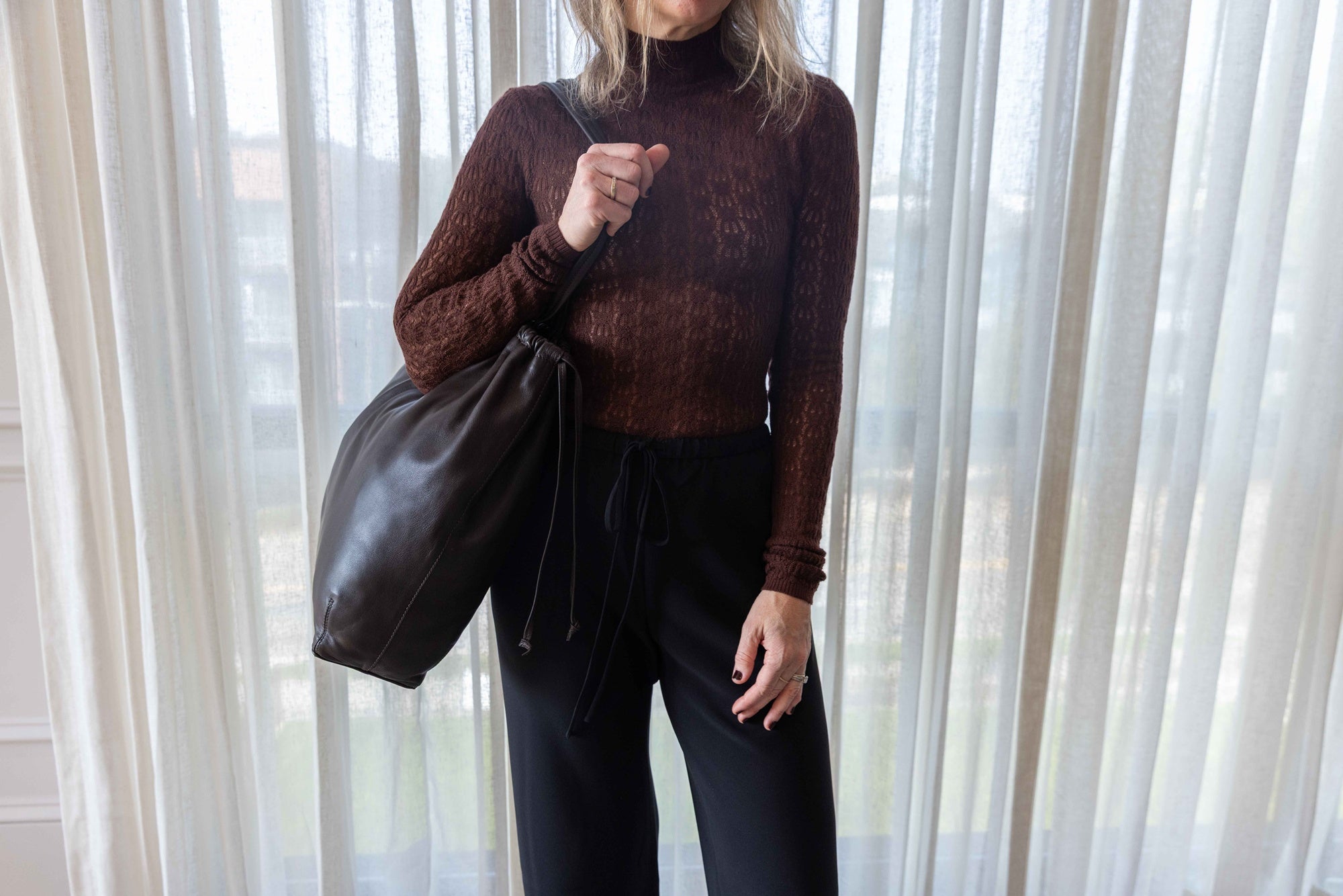 A Emery Sibella Bag-Bistre