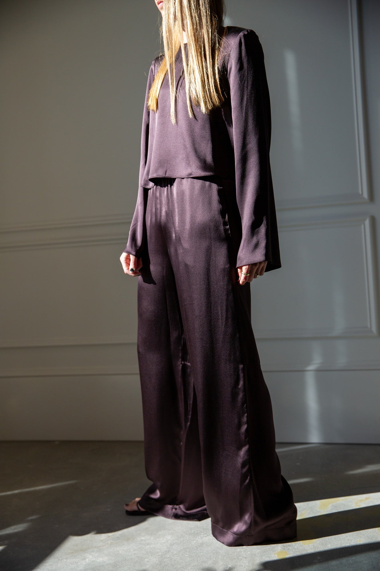 Sablyn Sonya Flowy Top with Shoulder Pads