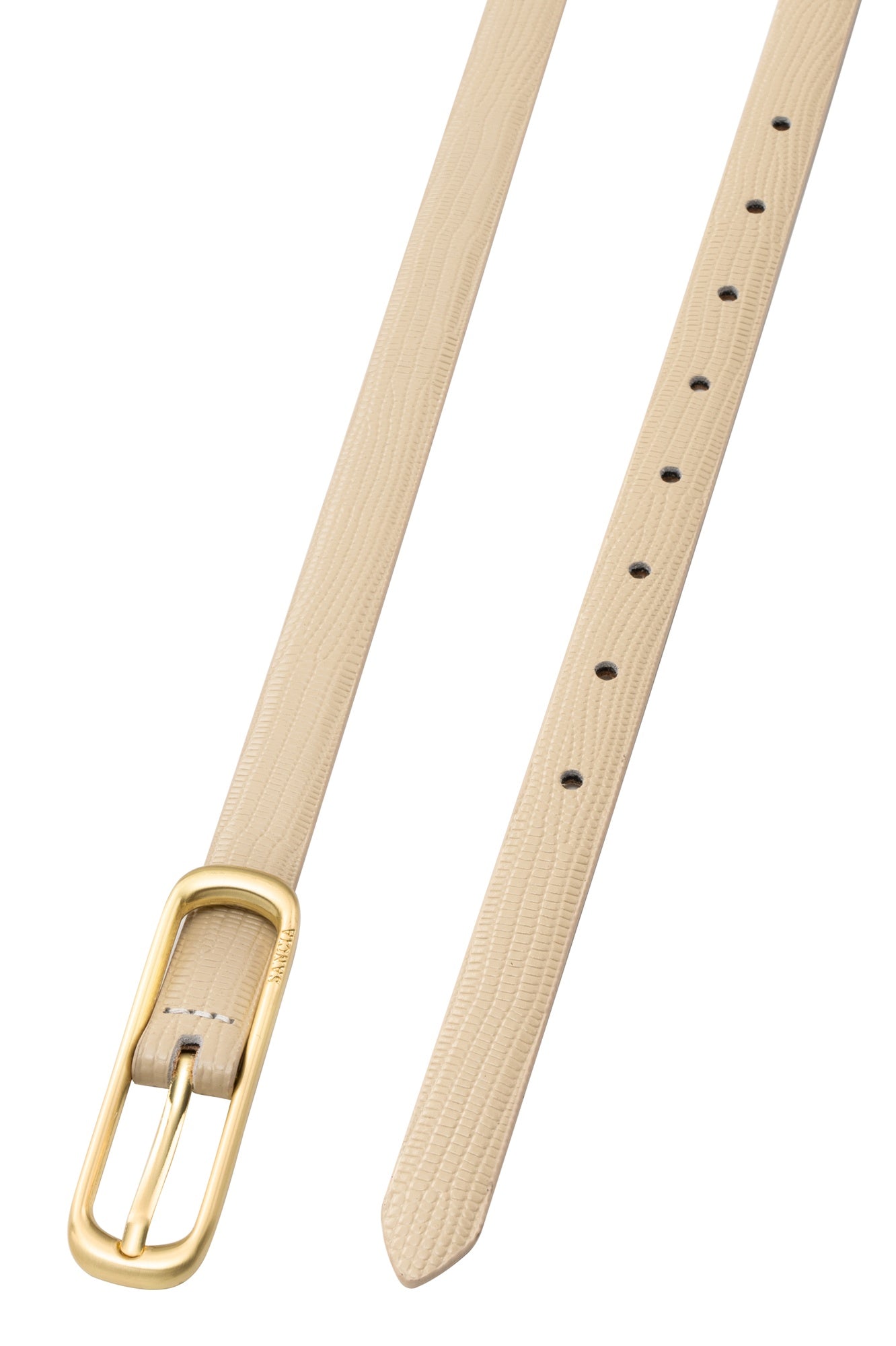 Sancia Felina Belt-Almond Lizard