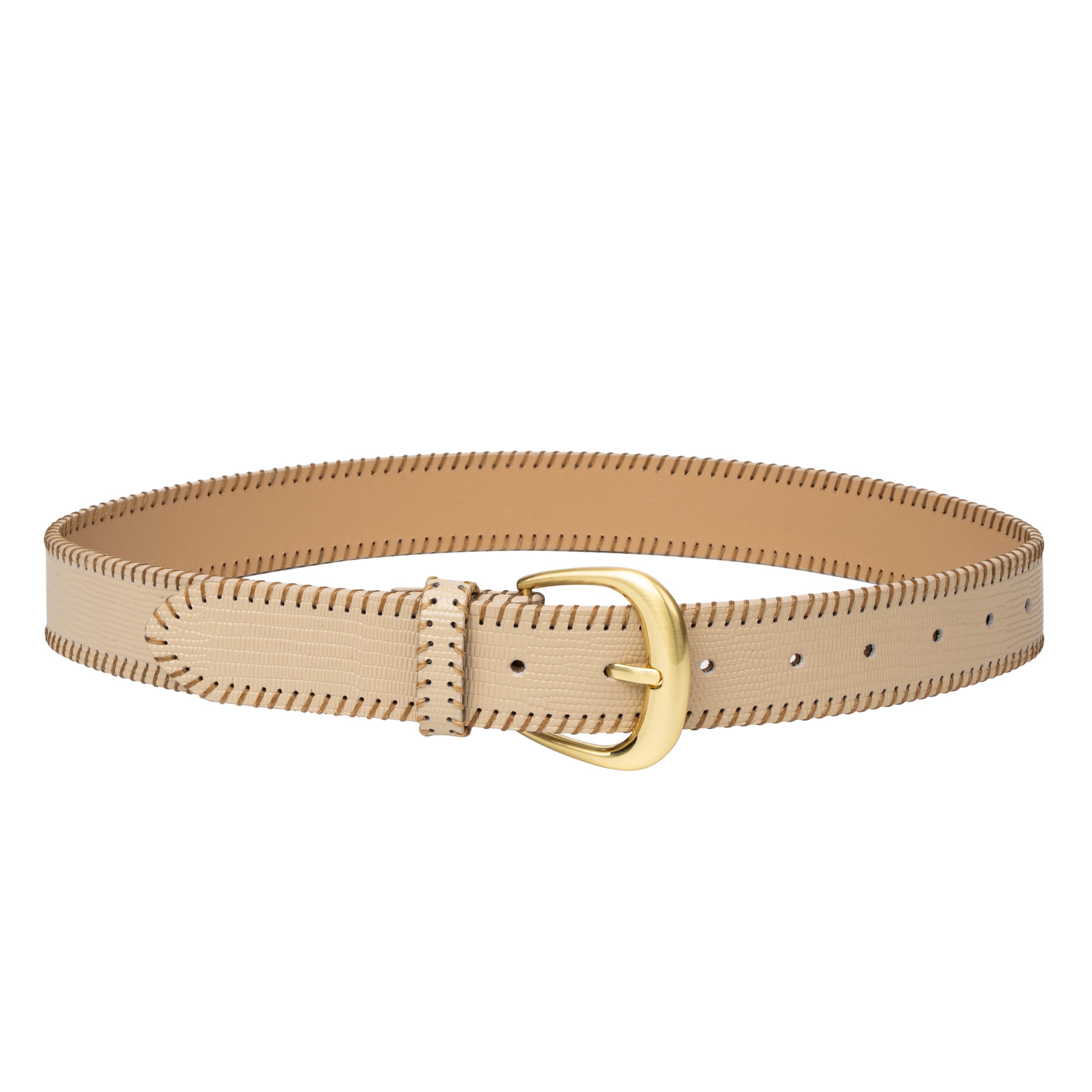 Sancia Viano Belt-Almond Lizard