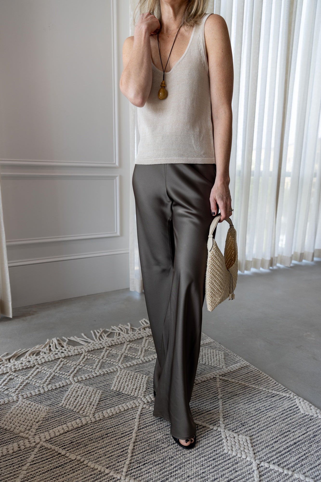 A. Emery The Myrna Deep Olive Pant