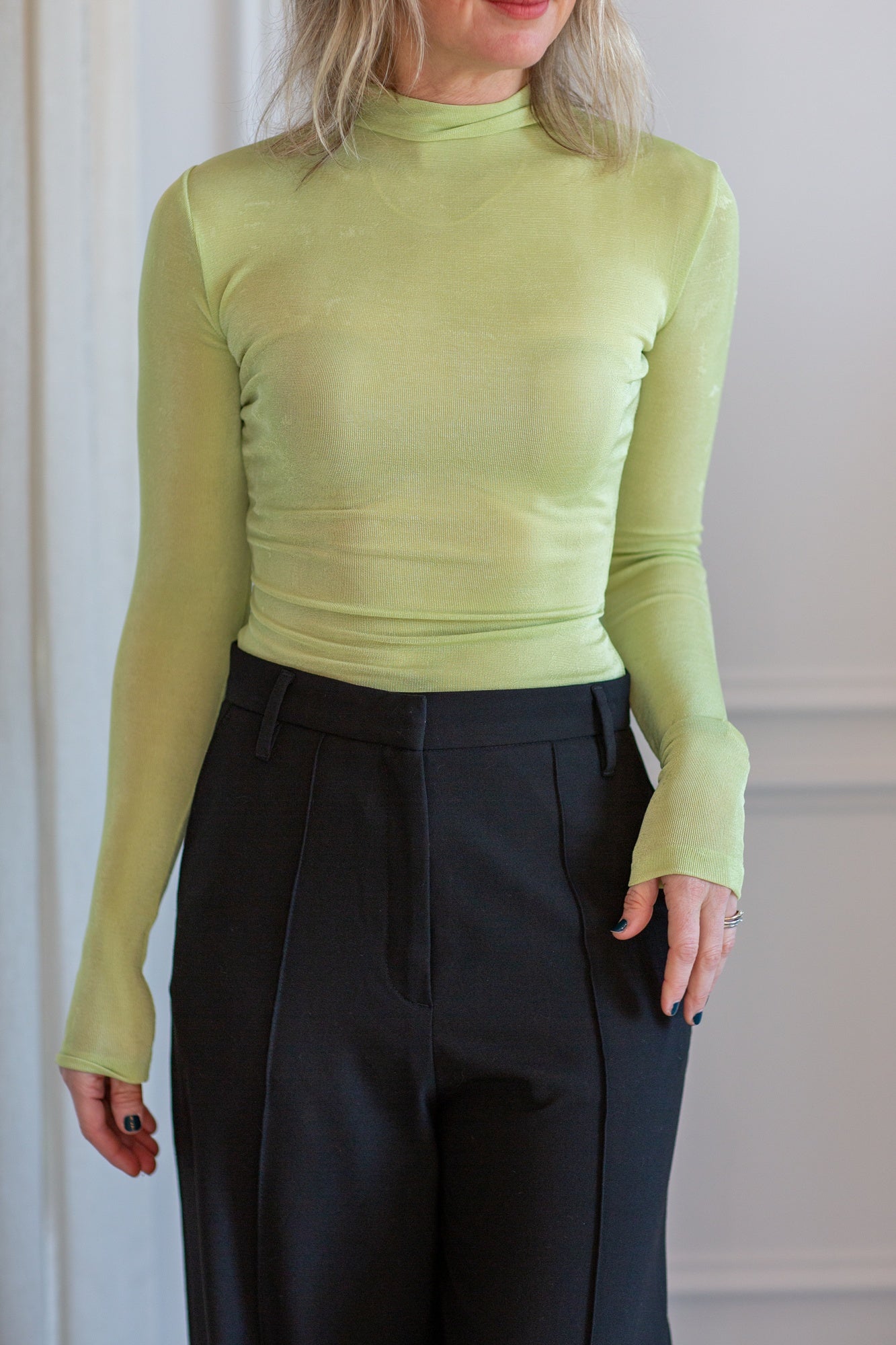 model wearing the seroya lilia top and herskind kimberly pants