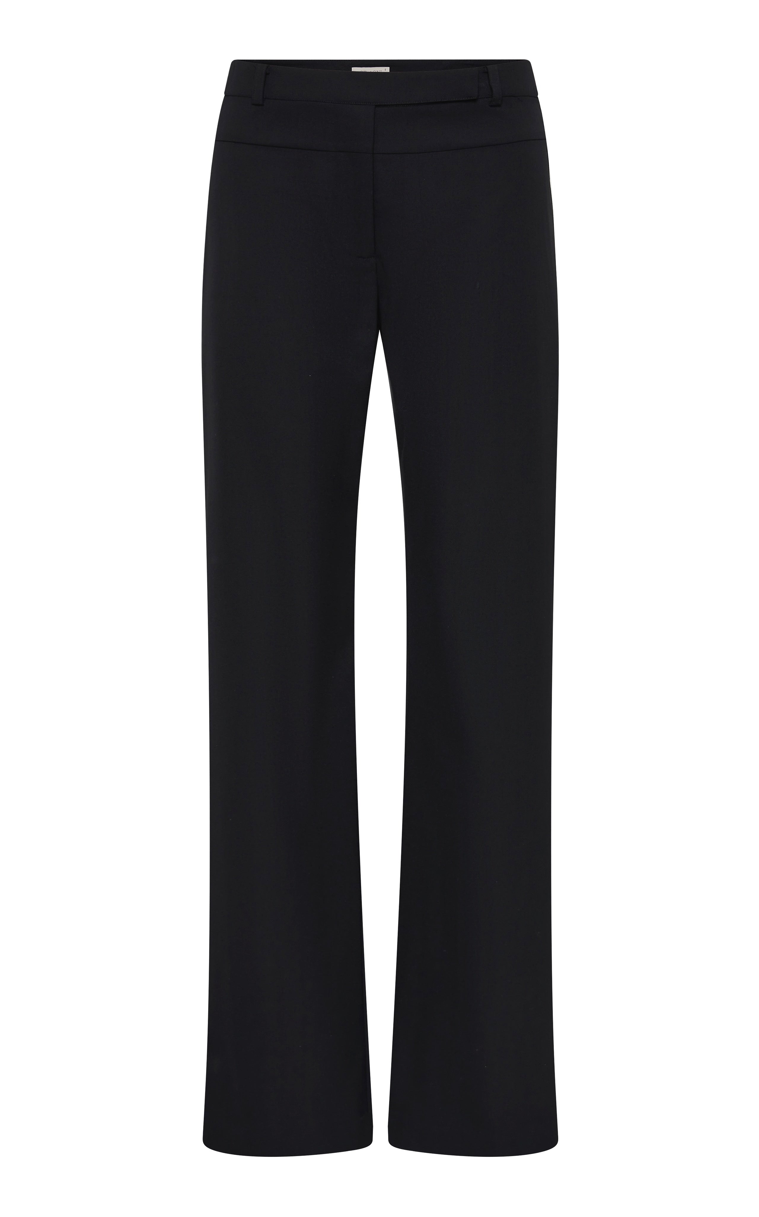 Black pants on a white background