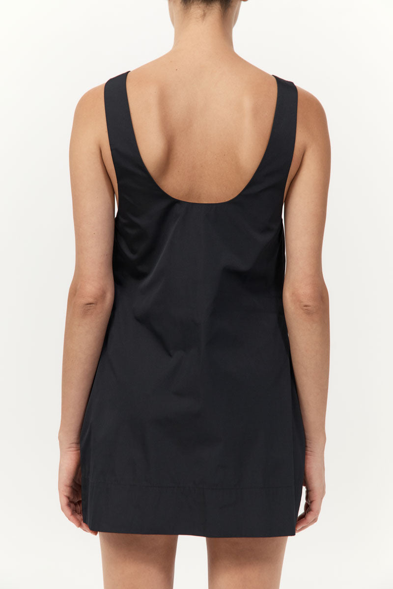 model wearing the st agni jordan mini dress
