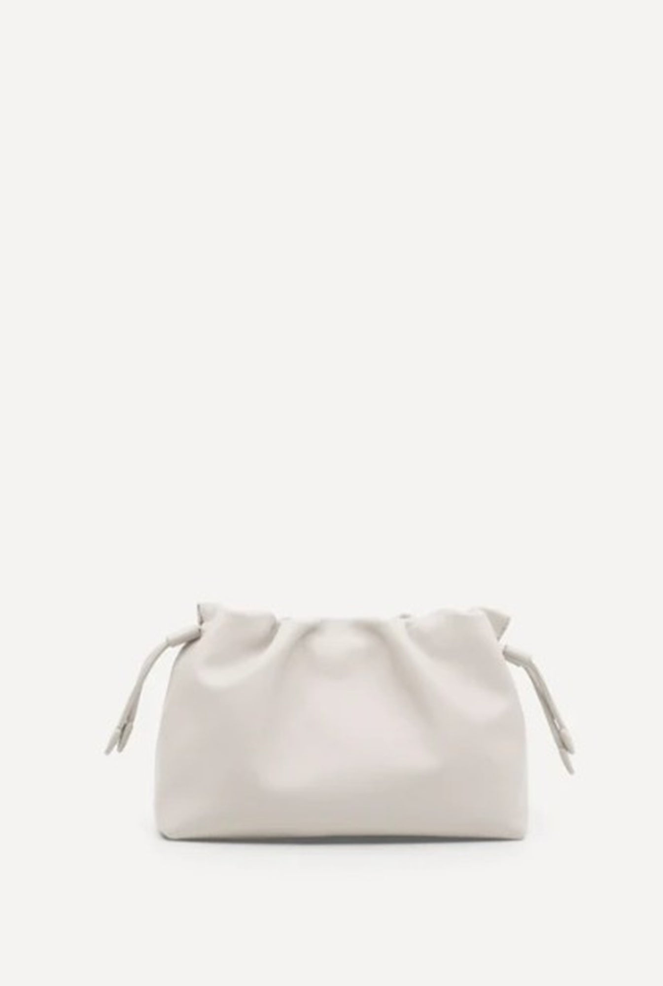 image of the Studio Amelia Alexandra Petite Drawstring bag in stone